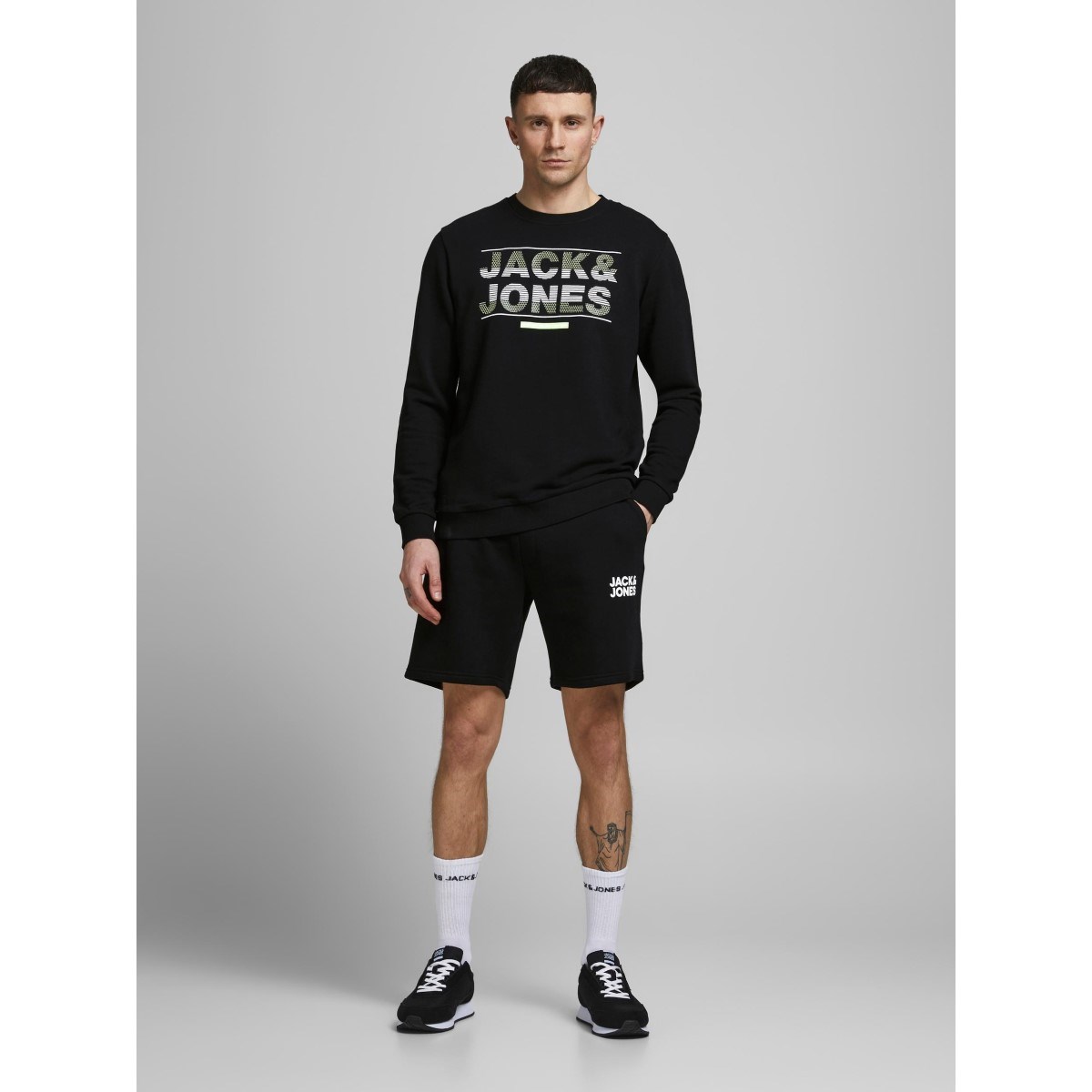Jack Jones Erkek Şort 12186787 Black