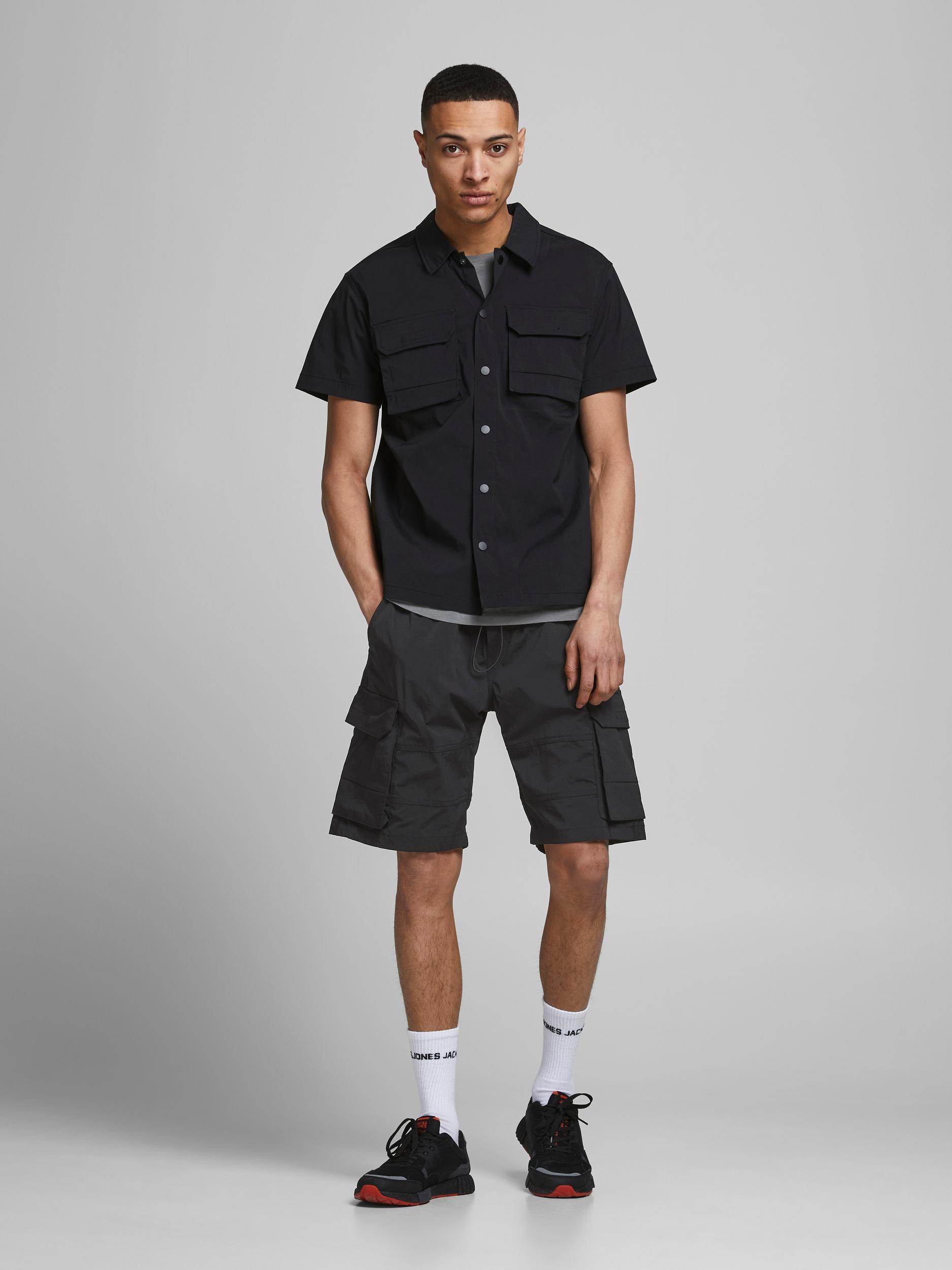 Jack Jones Erkek Şort 12187246 Black