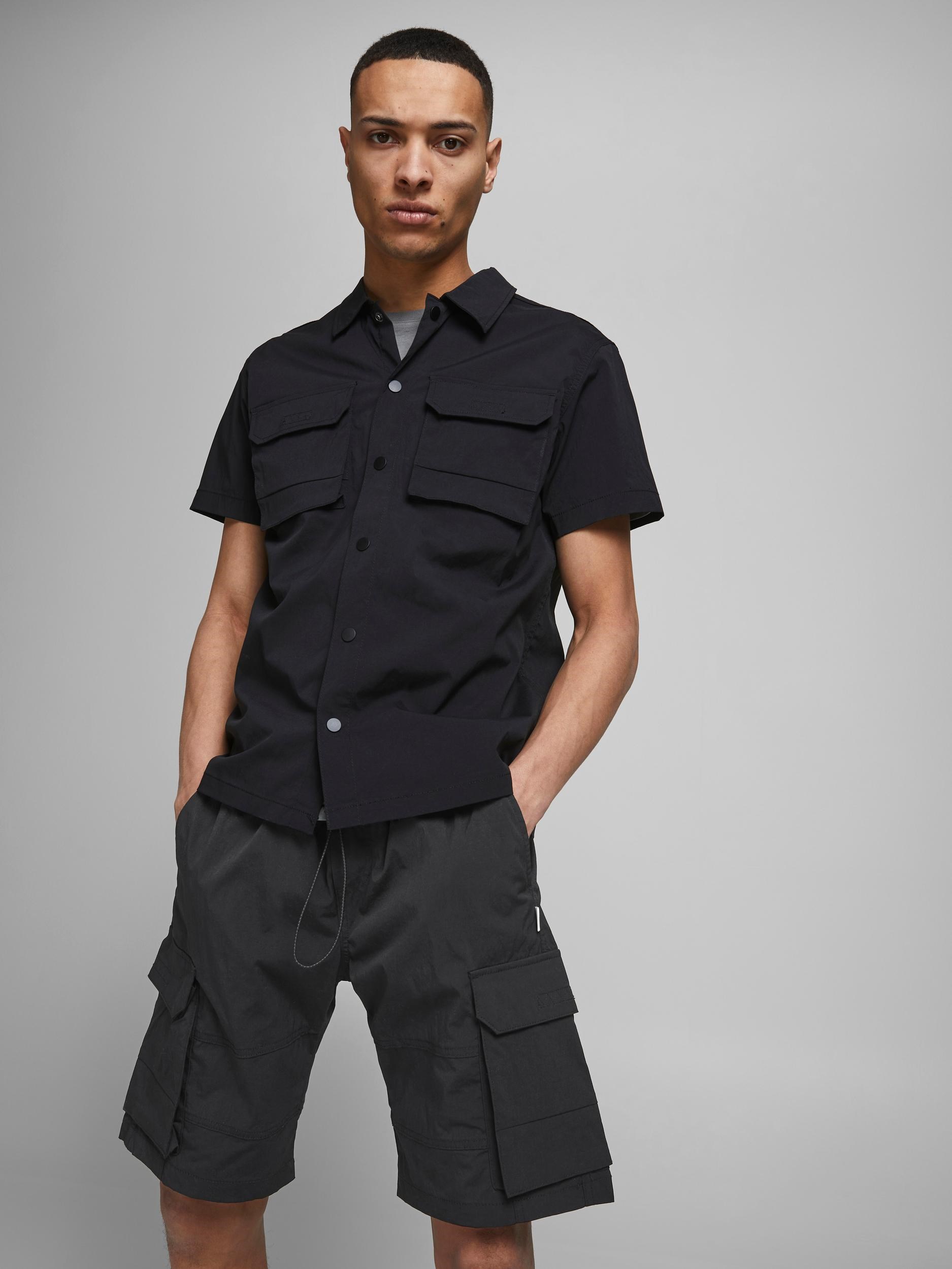 Jack Jones Erkek Şort 12187246 Black