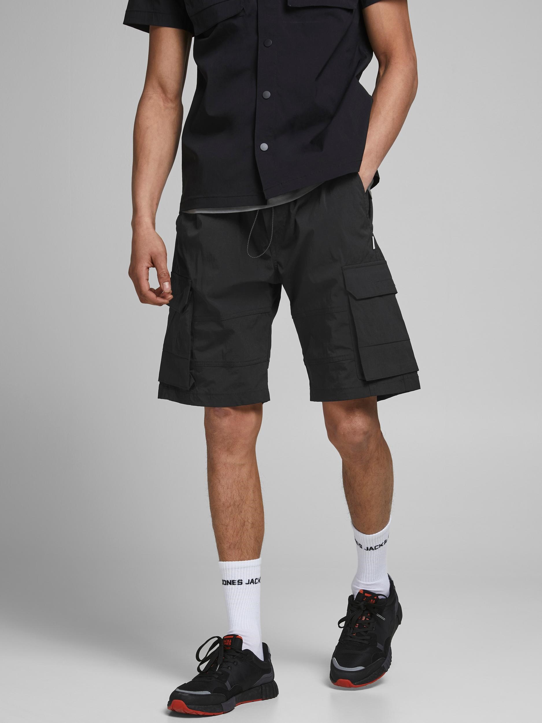 Jack Jones Erkek Şort 12187246 Black