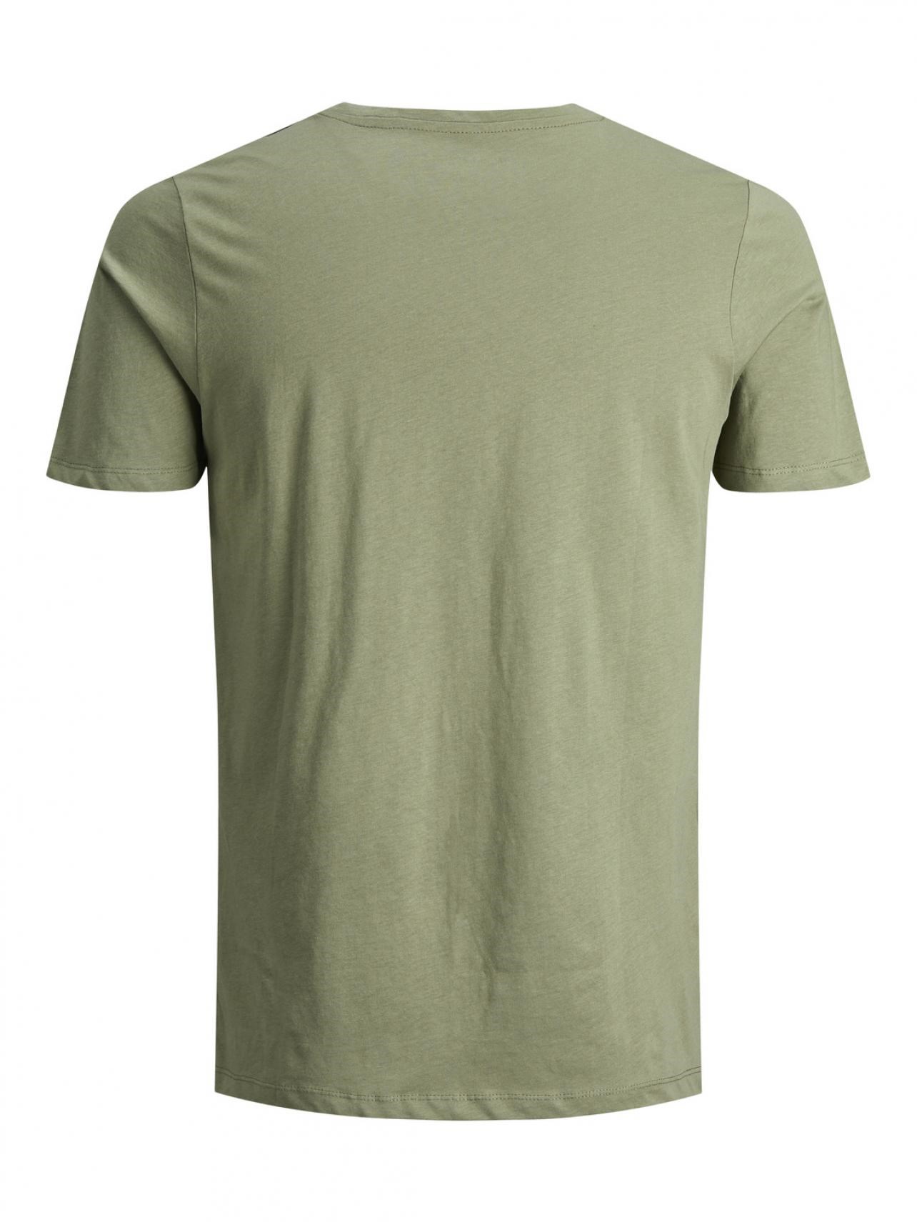Jack Jones Erkek T-Shirt 12188039 Deep Lichen Green