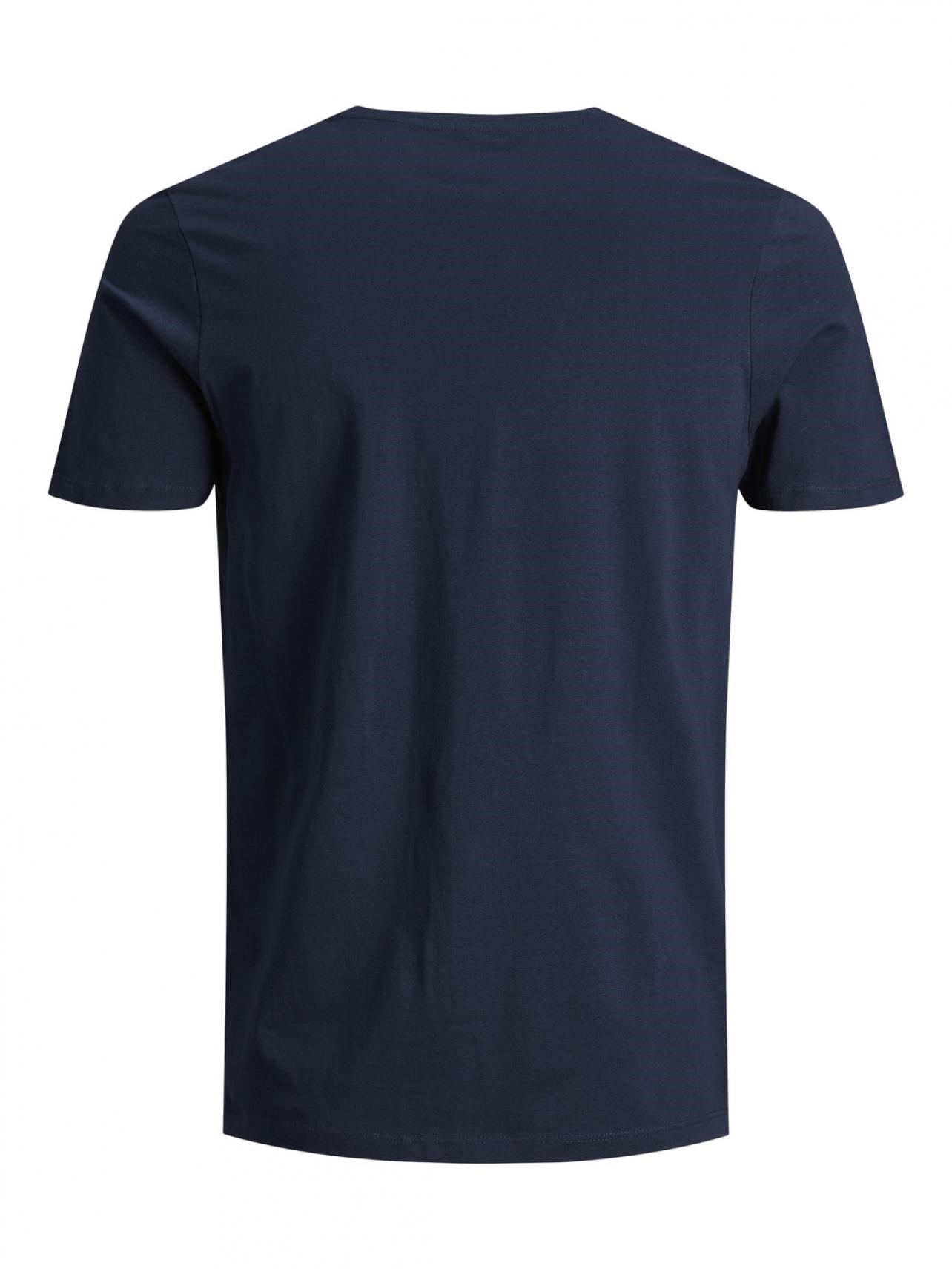 Jack Jones Erkek T-Shirt 12188039 Navy Blazer