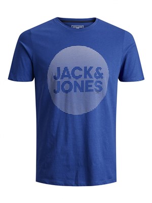 Jack Jones Erkek T-Shirt 12188039 Galaxy Blue