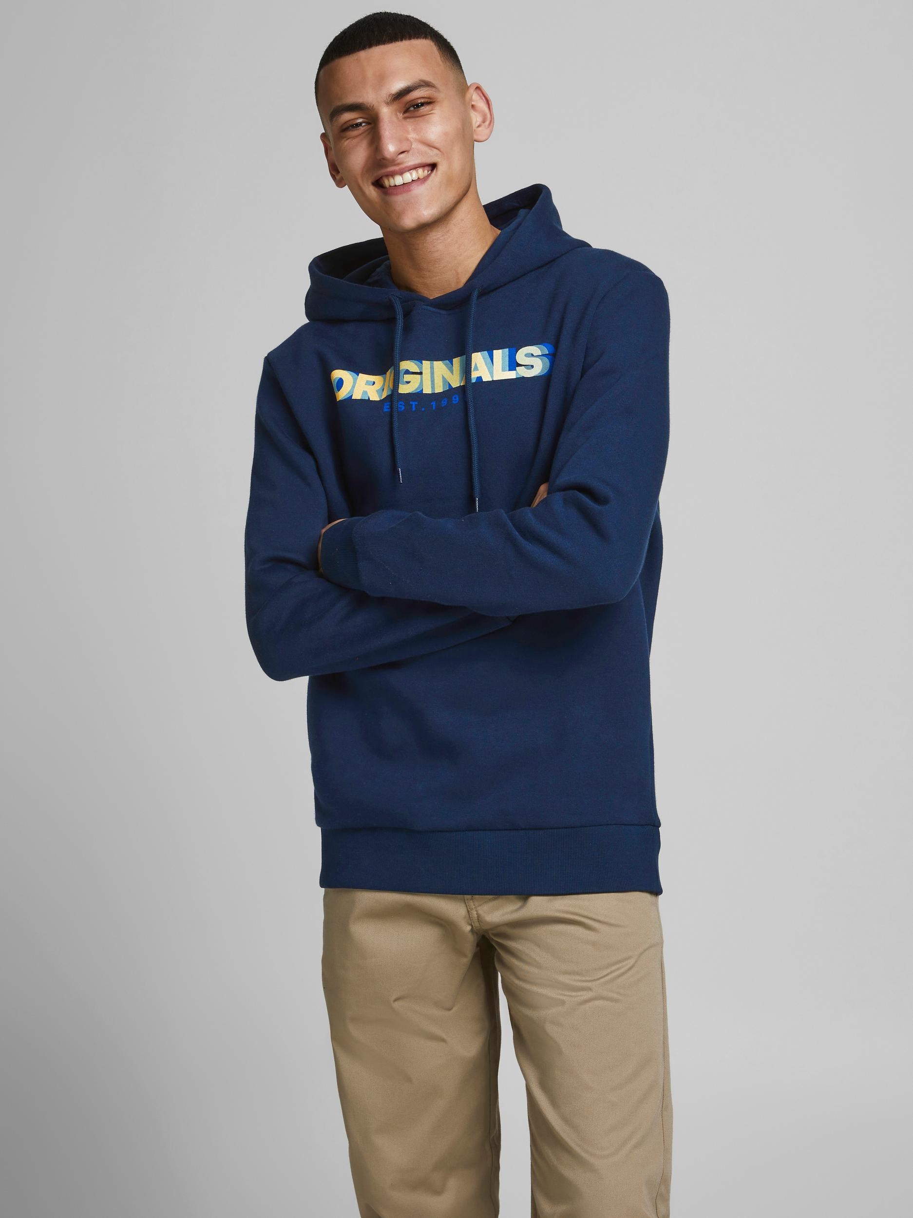 Jack Jones Erkek Kazak 12189553 Navy Blazer