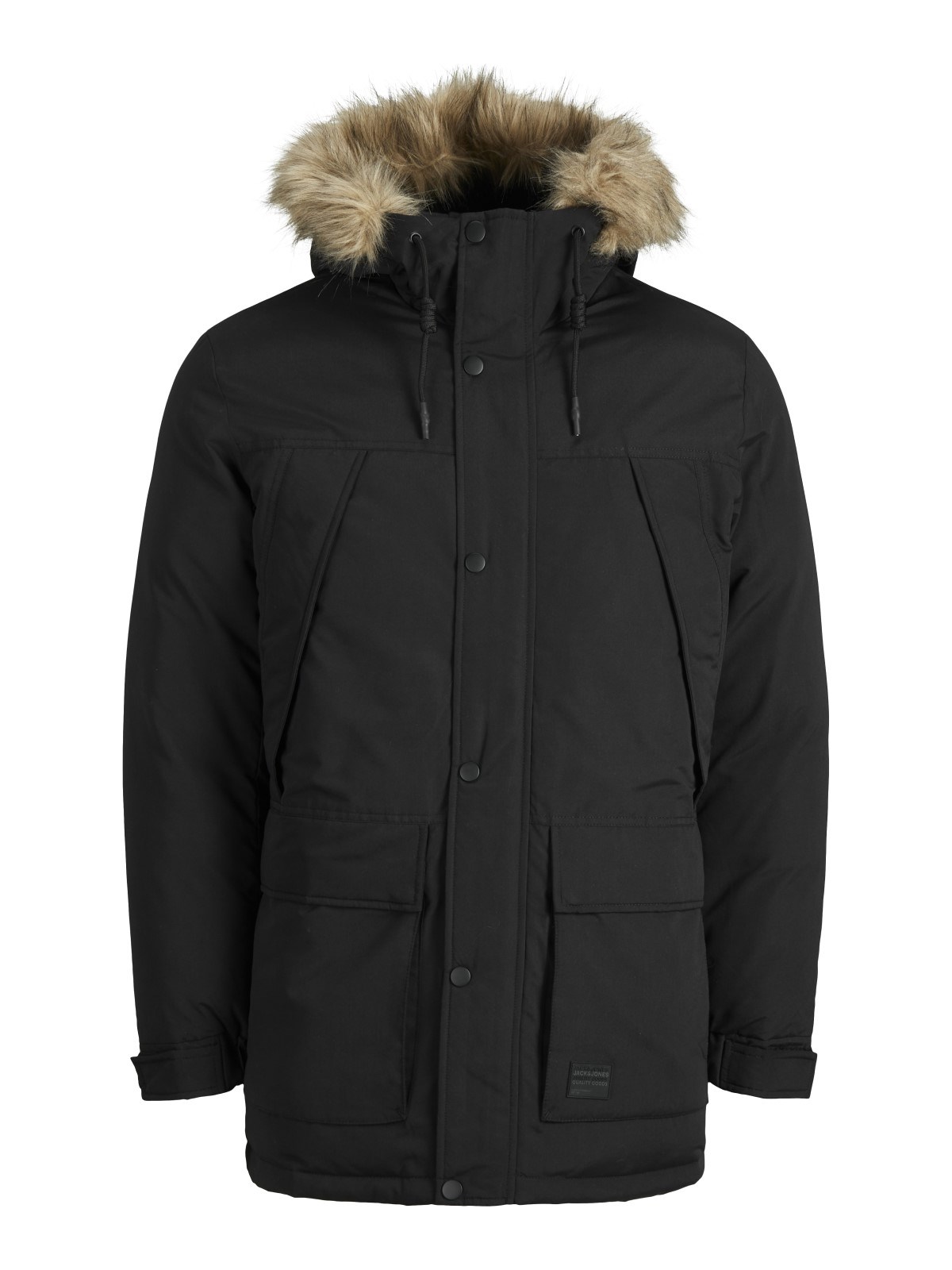 Jack Jones Erkek Parka 12190042 Black
