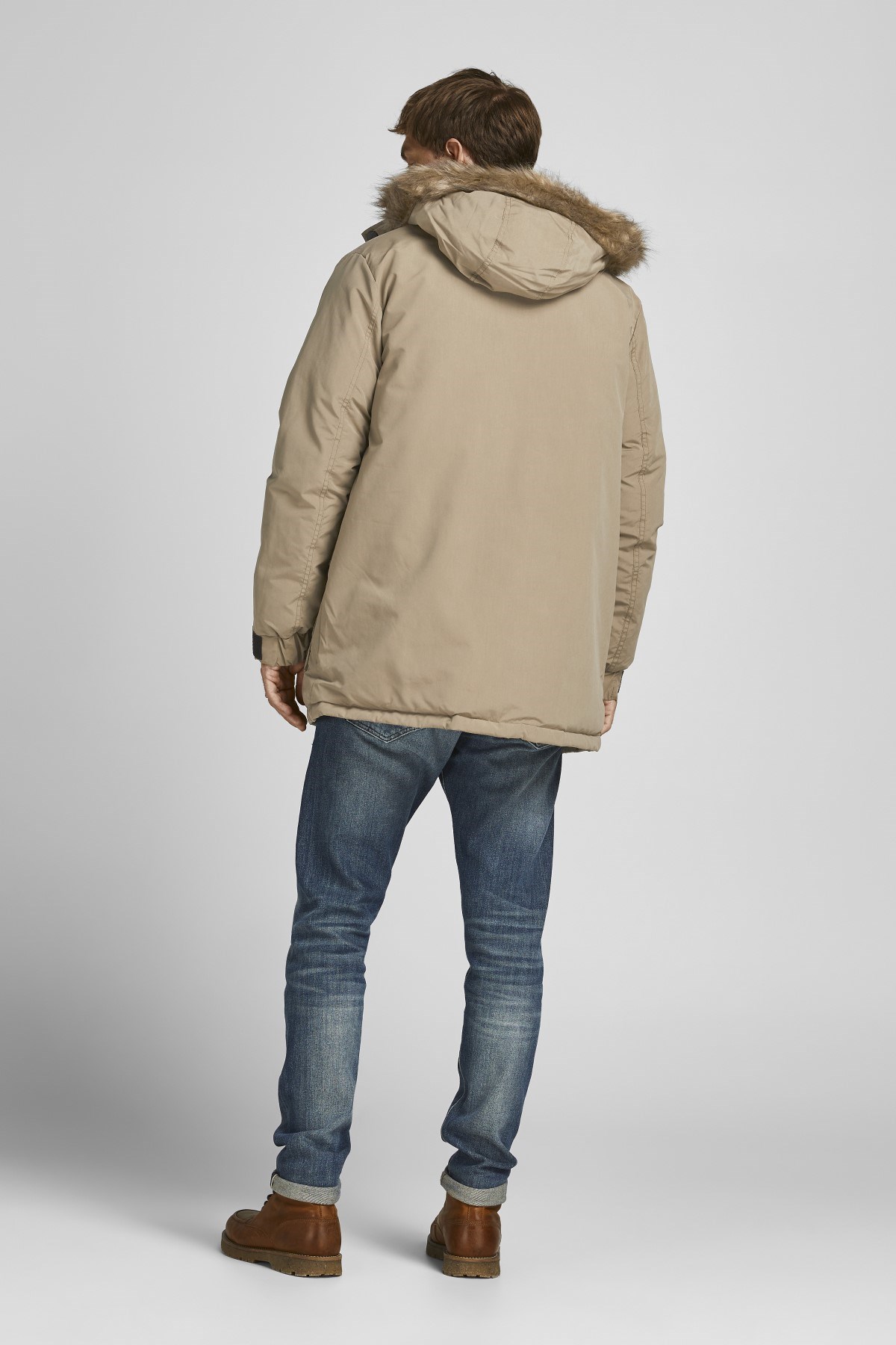 Jack Jones Erkek Parka 12190042 Elmwood