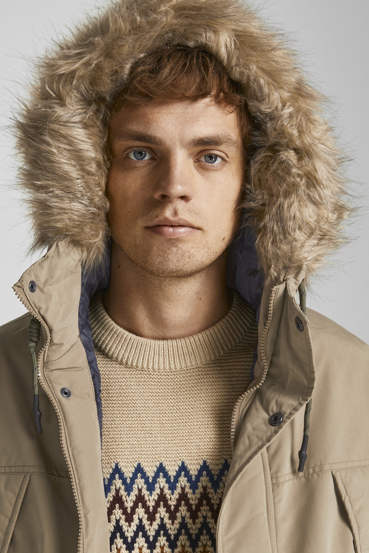 Jack Jones Erkek Parka 12190042 Elmwood