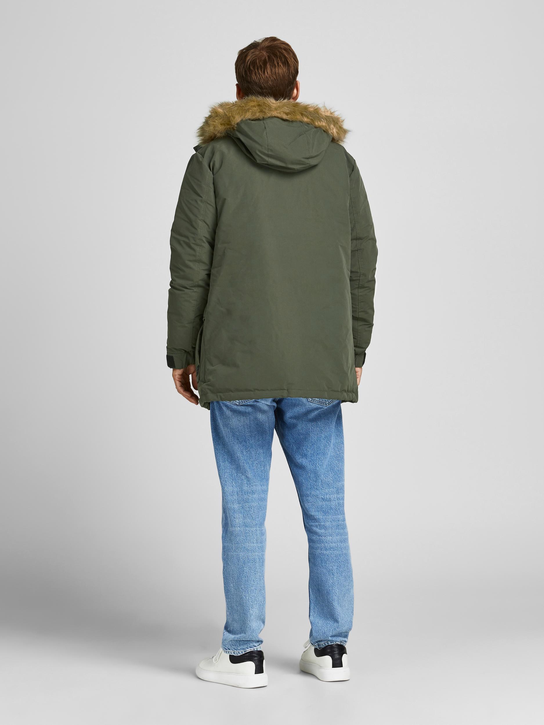 Jack Jones Erkek Parka 12190042 Forest Night