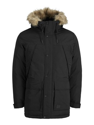 Jack Jones Erkek Parka 12190042 Black