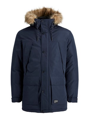 Jack Jones Erkek Parka 12190042 Navy Blazer