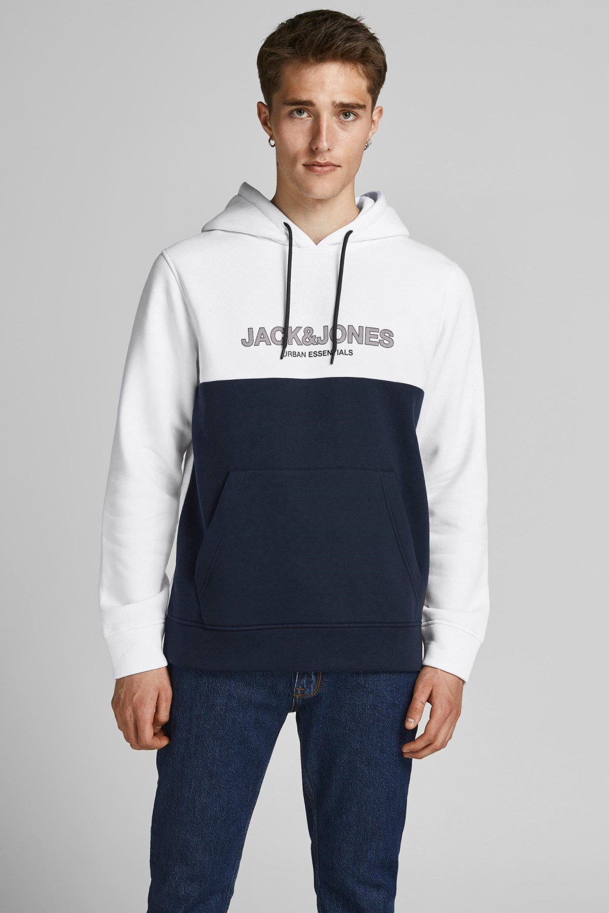 Jack Jones Erkek S-Shirt 12190441 White