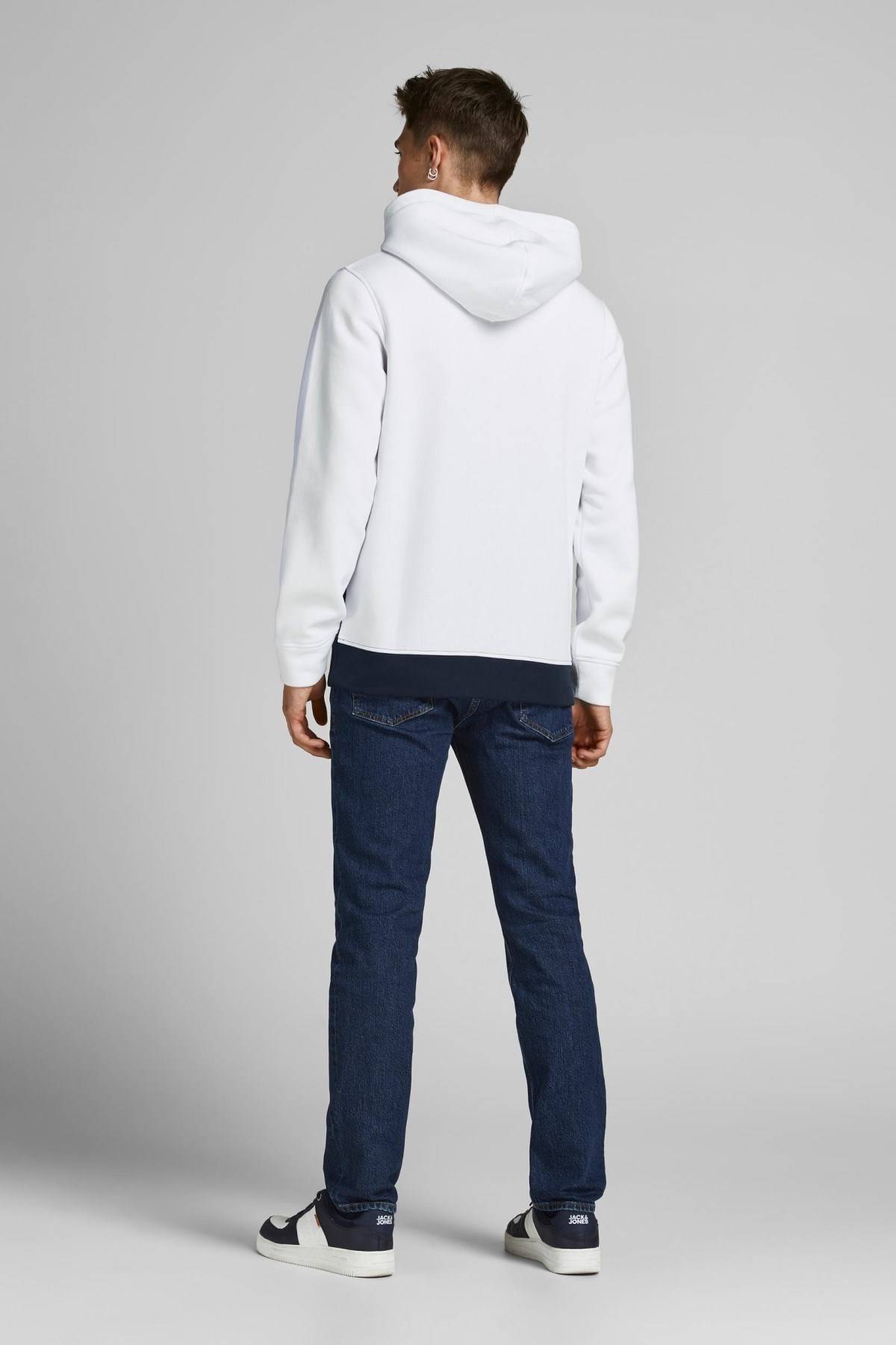 Jack Jones Erkek S-Shirt 12190441 White