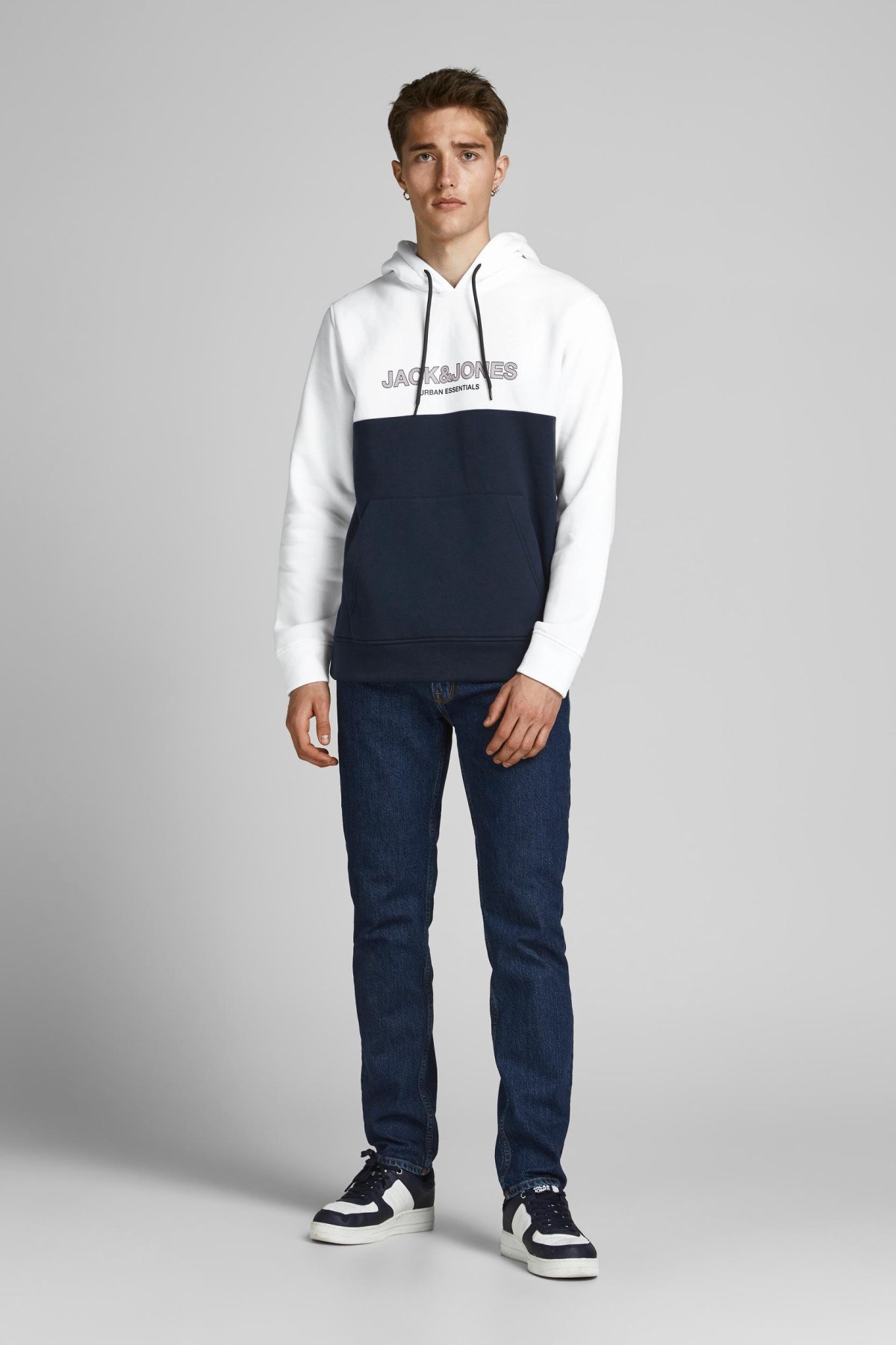 Jack Jones Erkek S-Shirt 12190441 White