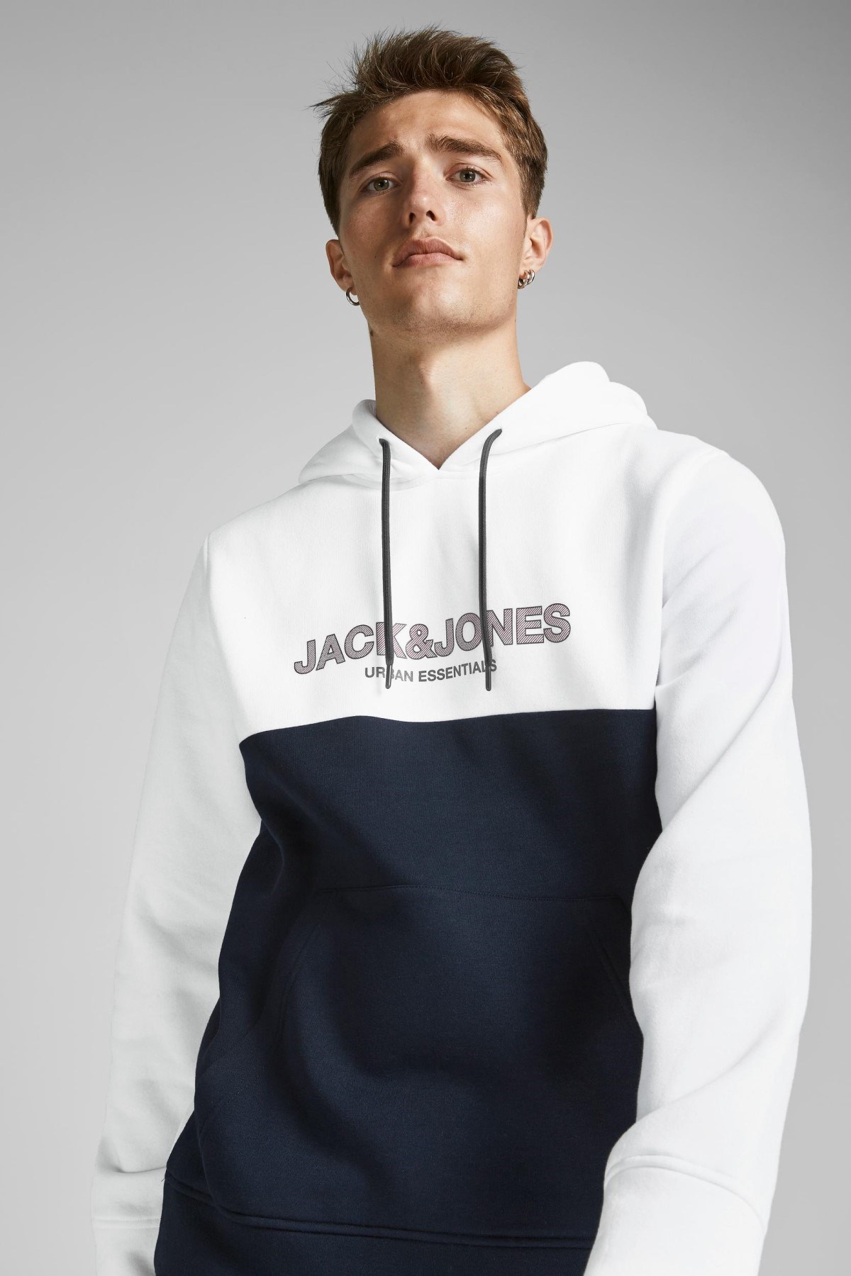 Jack Jones Erkek S-Shirt 12190441 White