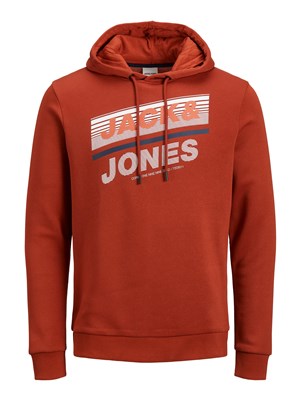 Jack Jones Erkek S-Shirt 12191028 Red Ochre