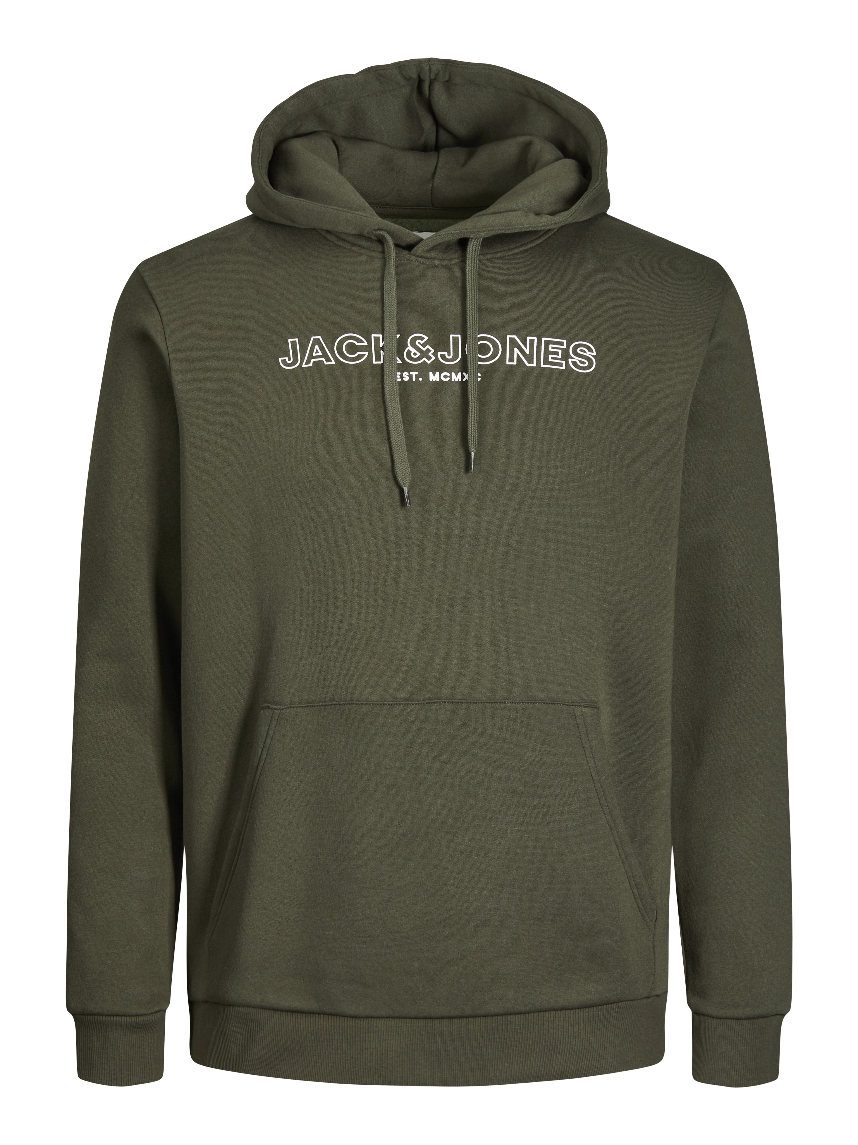 Jack Jones Erkek S-Shirt 12192093 Forest Night