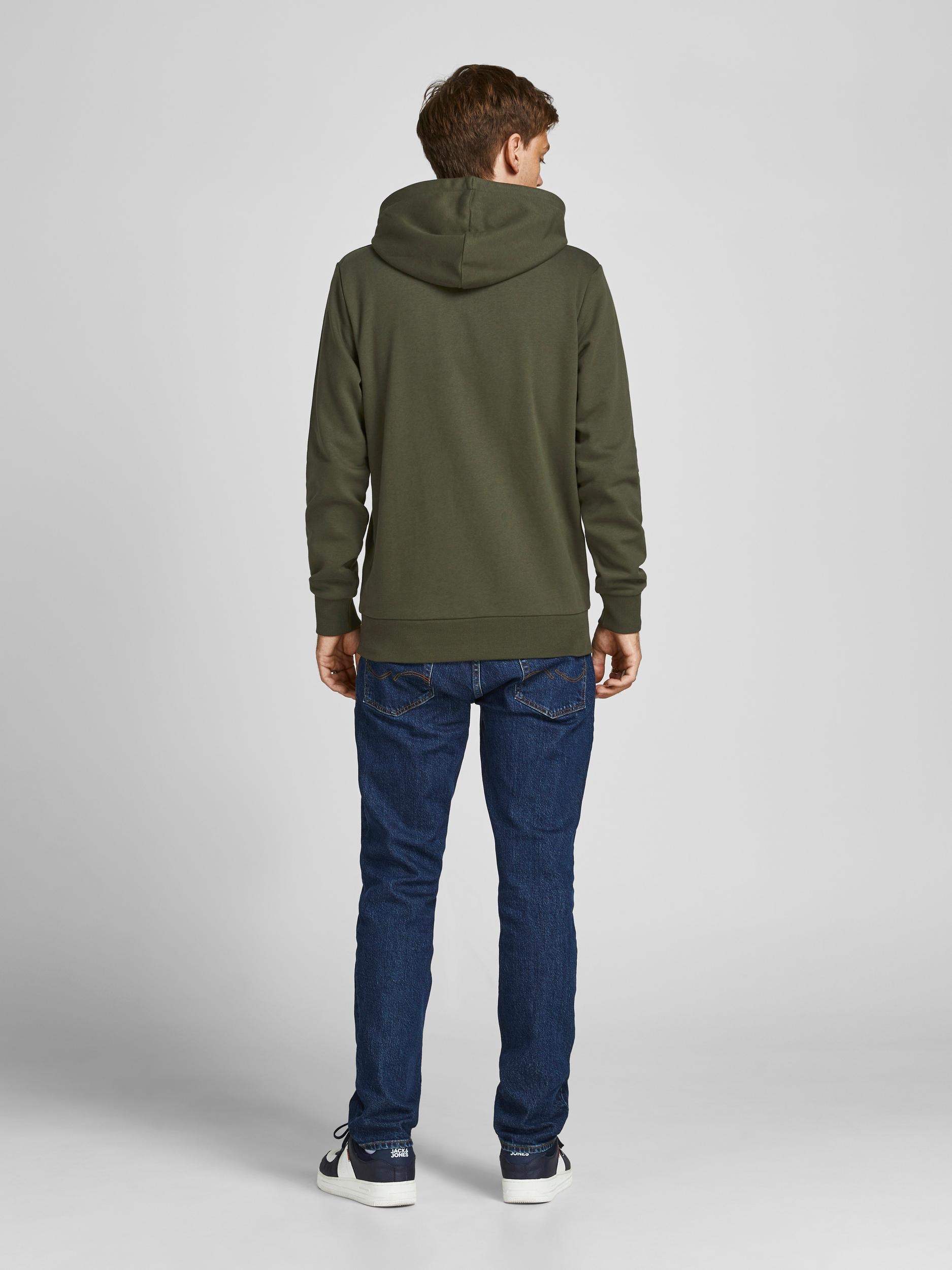 Jack Jones Erkek S-Shirt 12192093 Forest Night