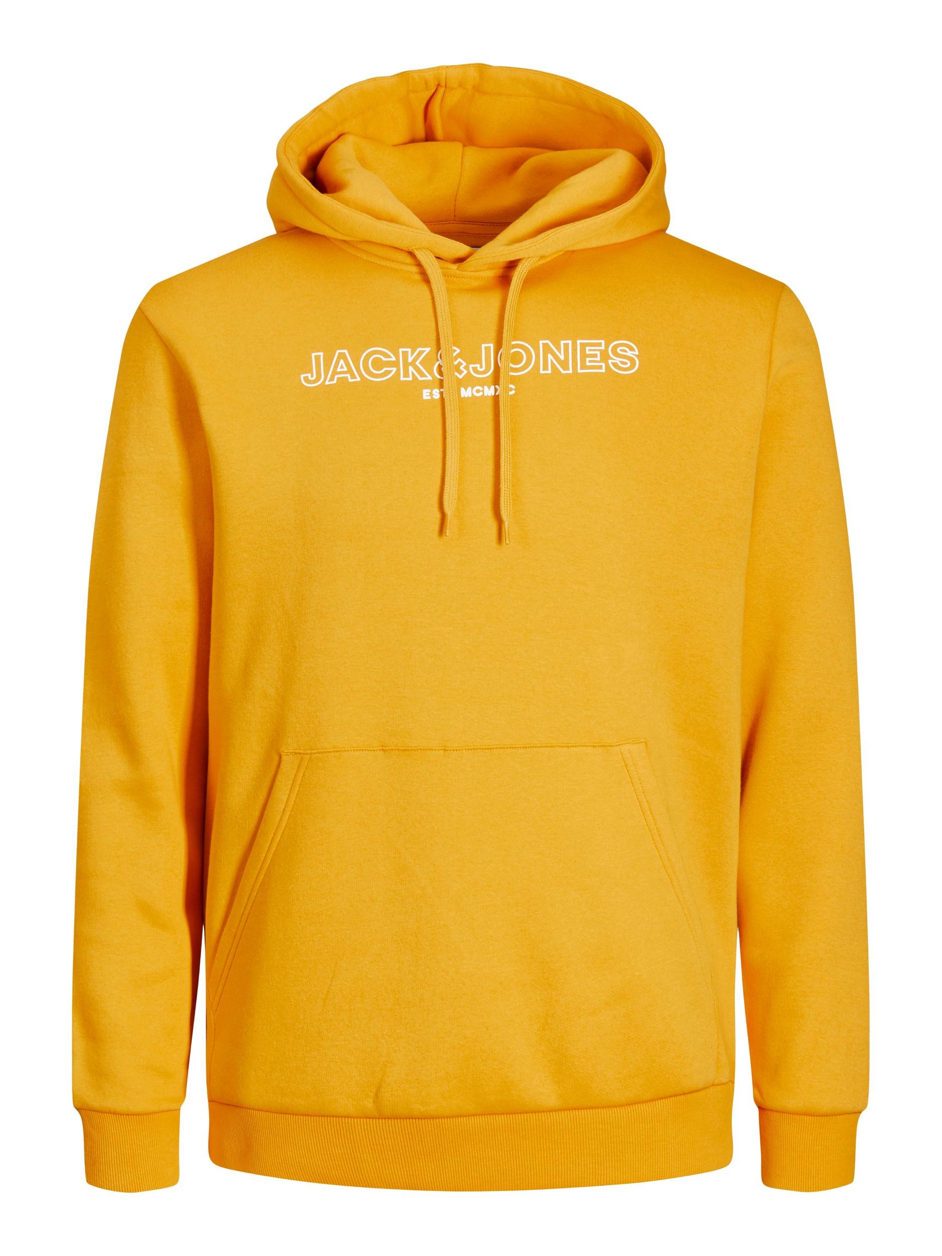 Jack Jones Erkek S-Shirt 12192093 Golden Orange
