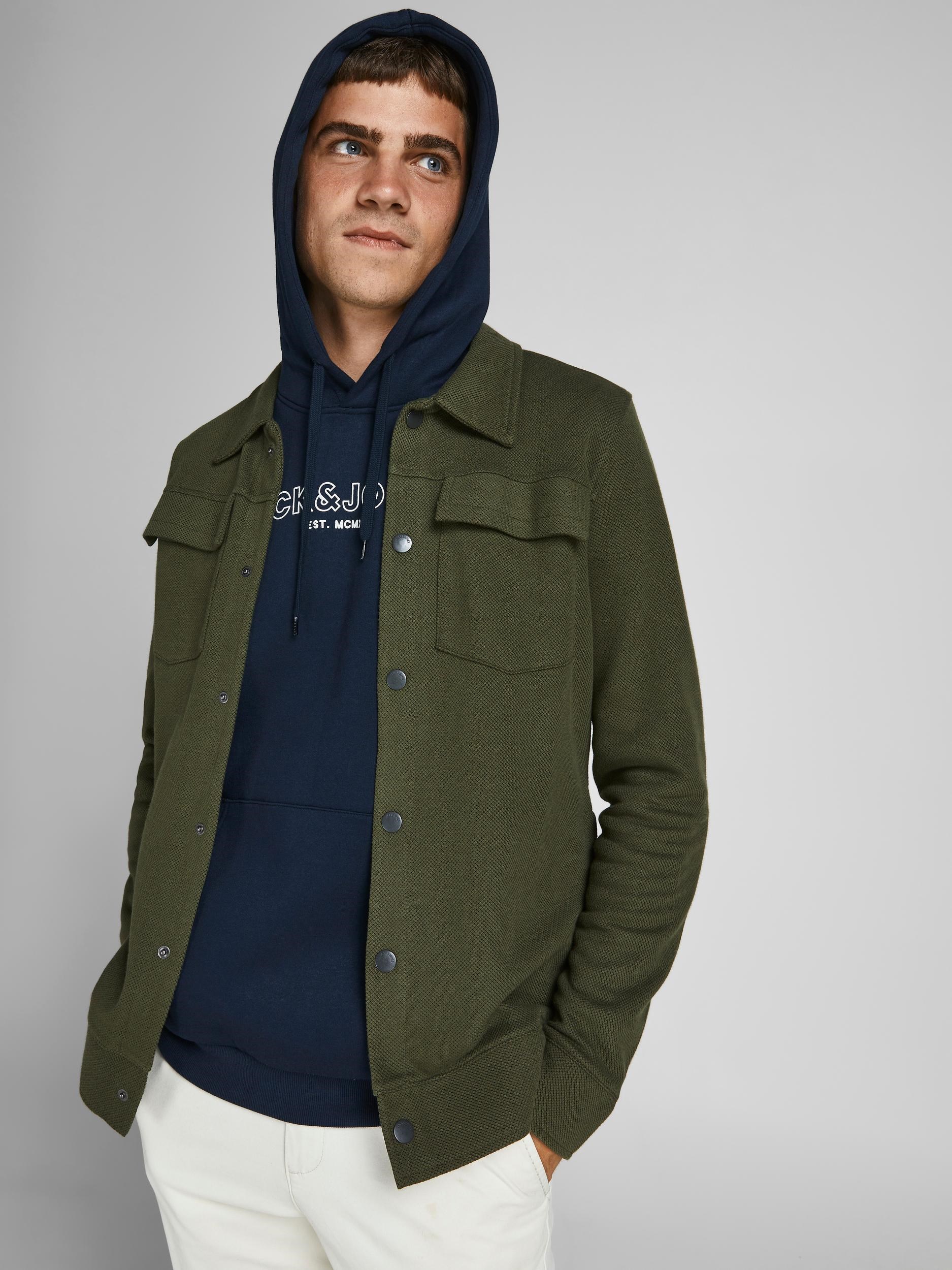 Jack Jones Erkek S-Shirt 12192093 Navy Blazer