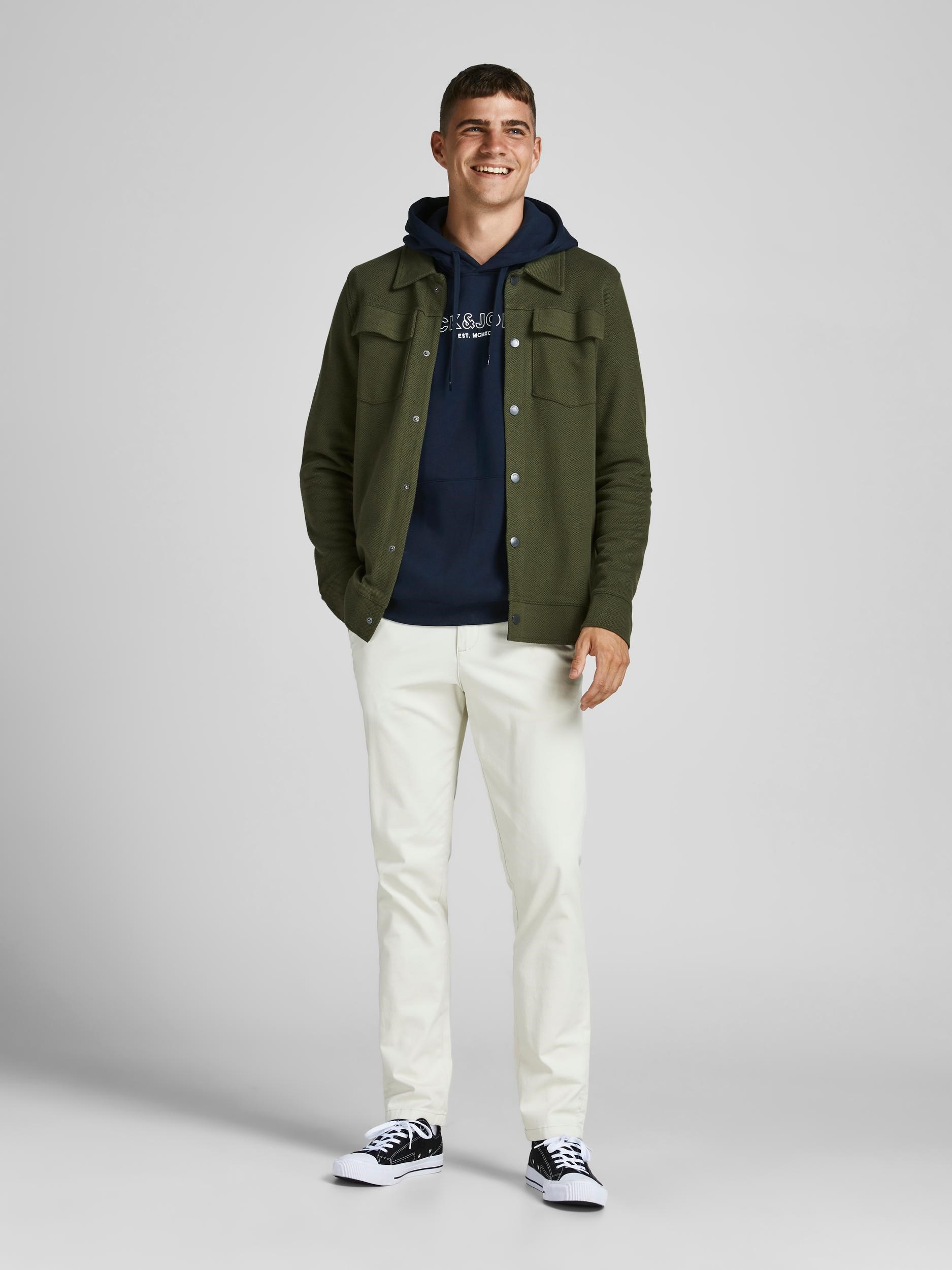 Jack Jones Erkek S-Shirt 12192093 Navy Blazer