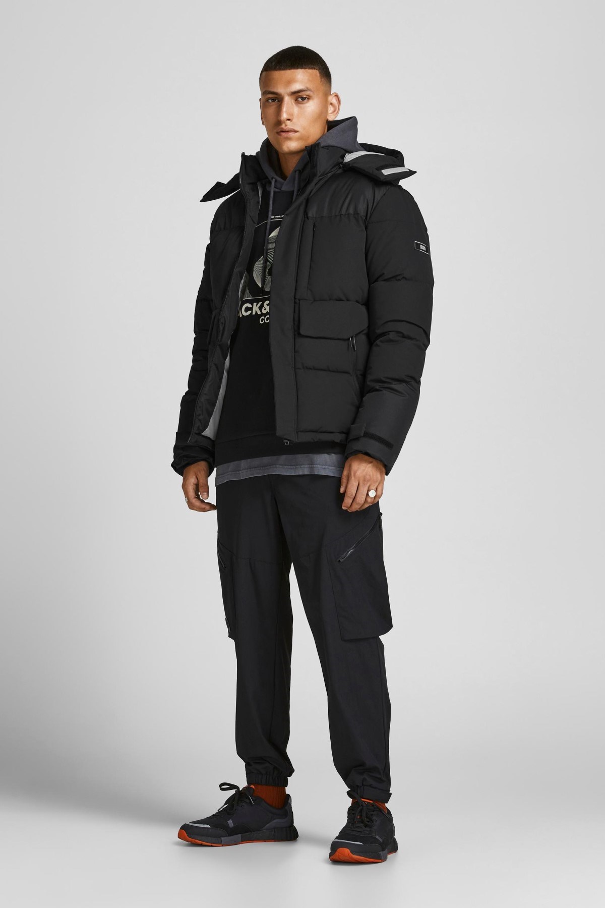 Jack Jones Erkek Ceket 12193188 Black