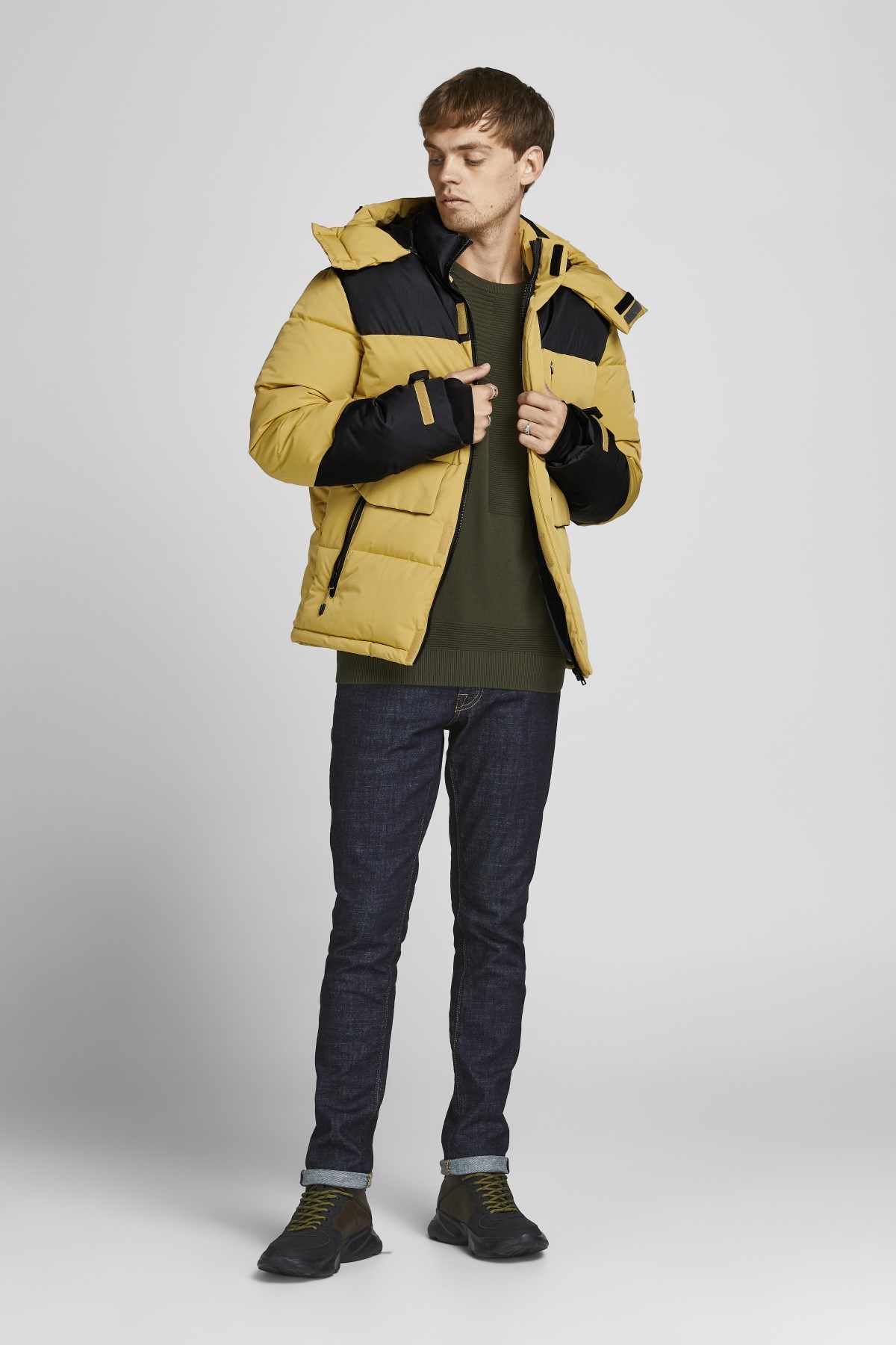 Jack Jones Erkek Ceket 12193188 Honey Mustard