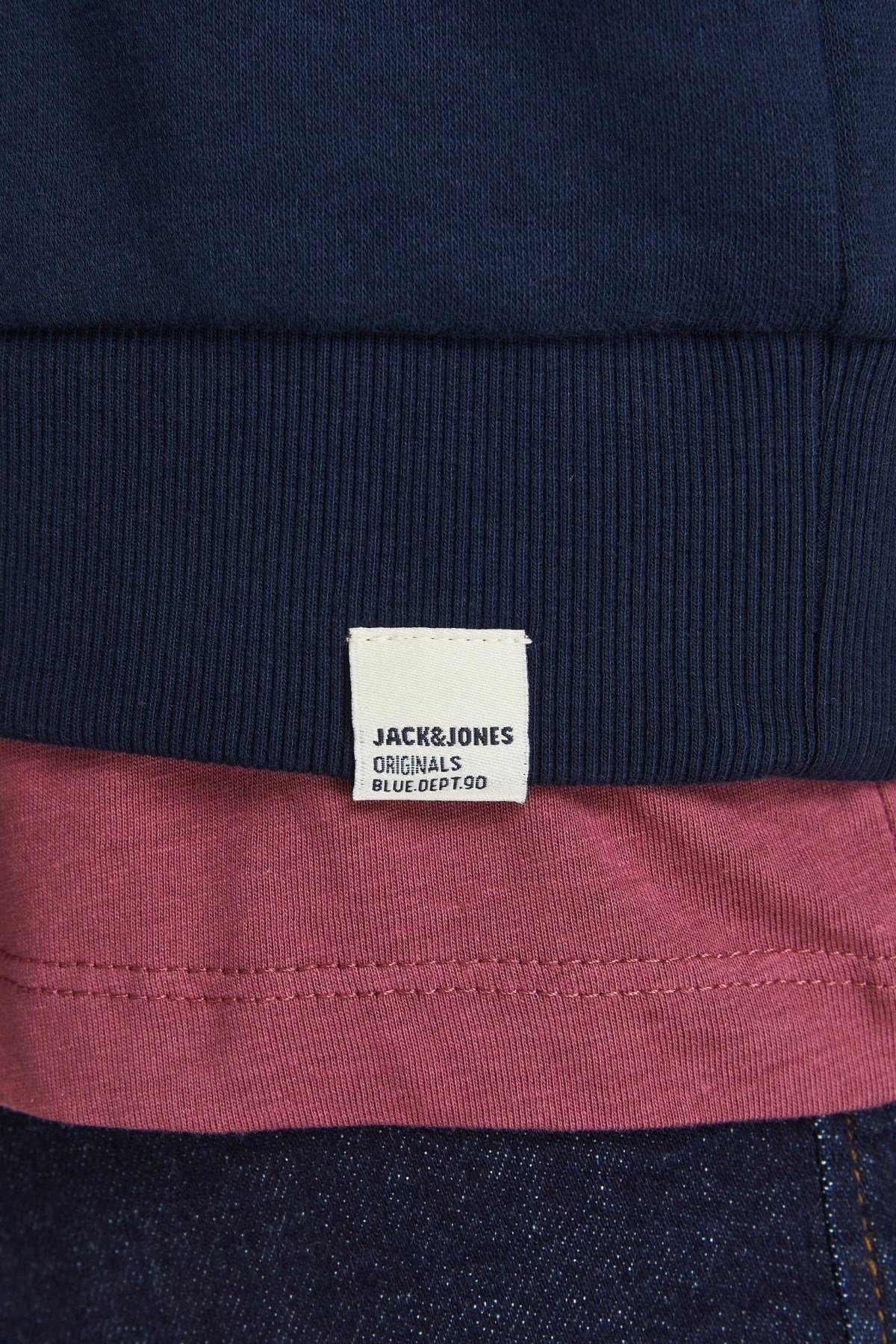 Jack Jones Erkek S-Shirt 12193645 Navy Blazer