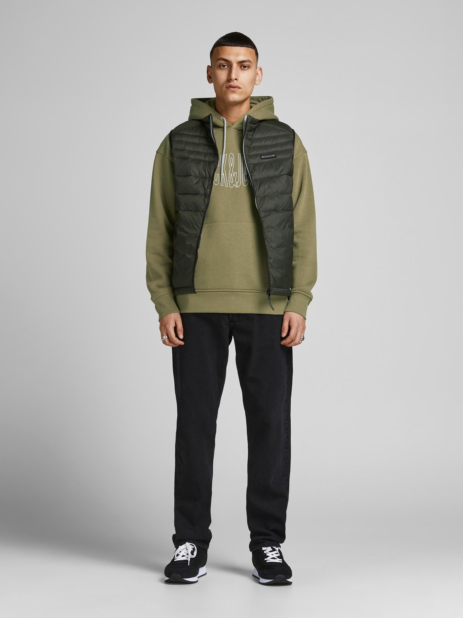 Jack Jones Erkek S-Shirt 12194082 Martini Olive