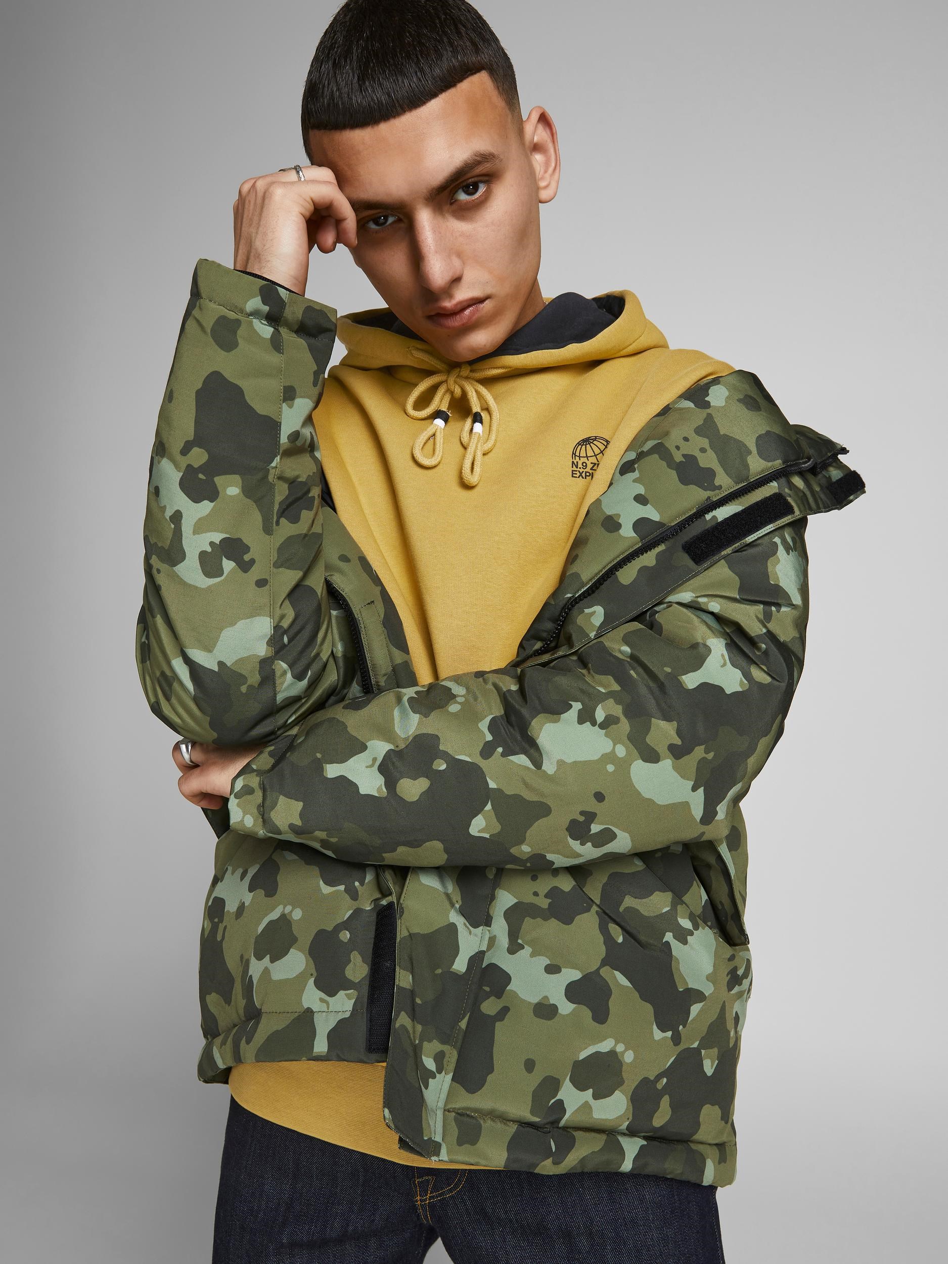 Jack Jones Erkek S-Shirt 12194399 Honey Mustard