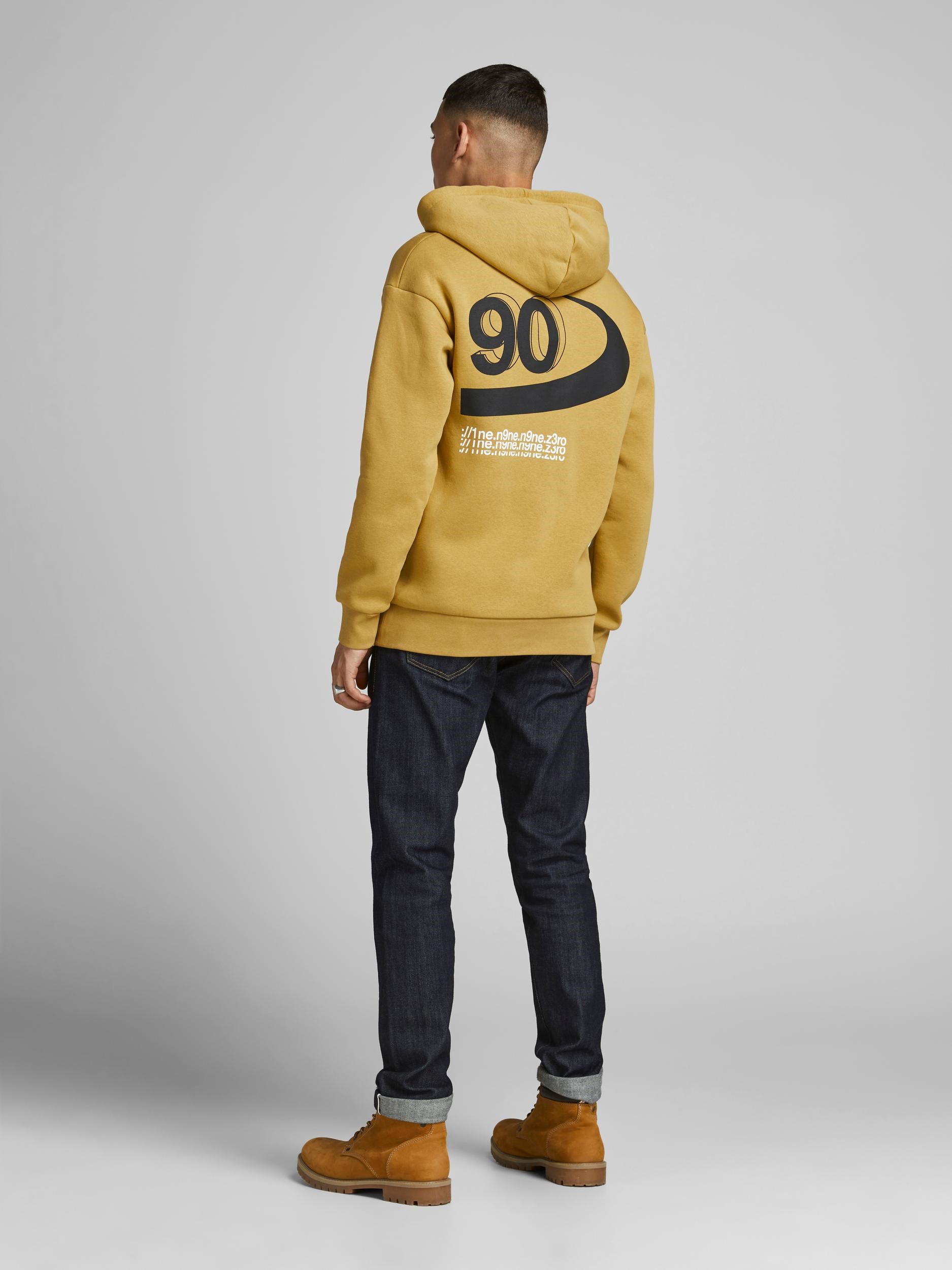 Jack Jones Erkek S-Shirt 12194399 Honey Mustard