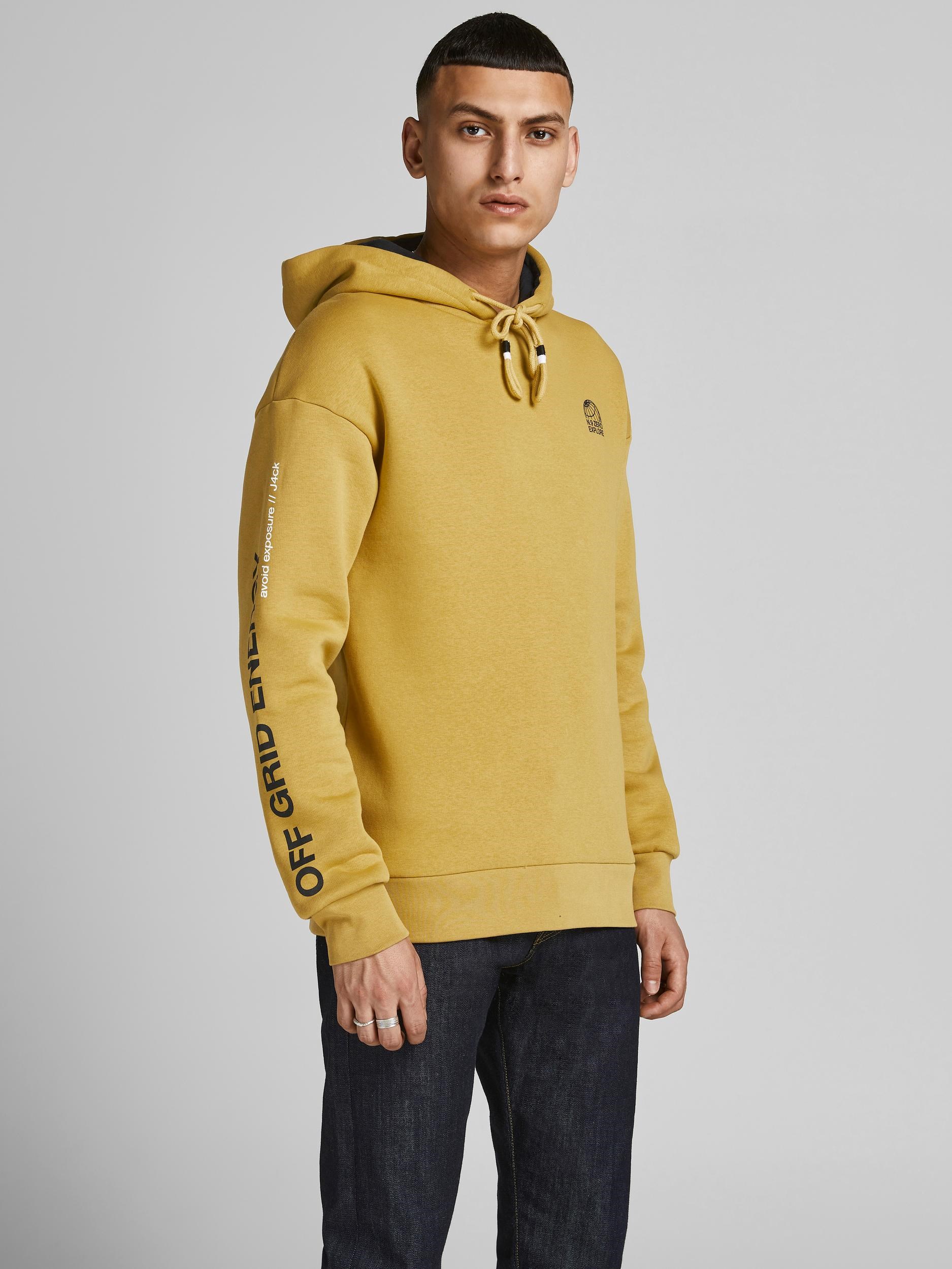 Jack Jones Erkek S-Shirt 12194399 Honey Mustard
