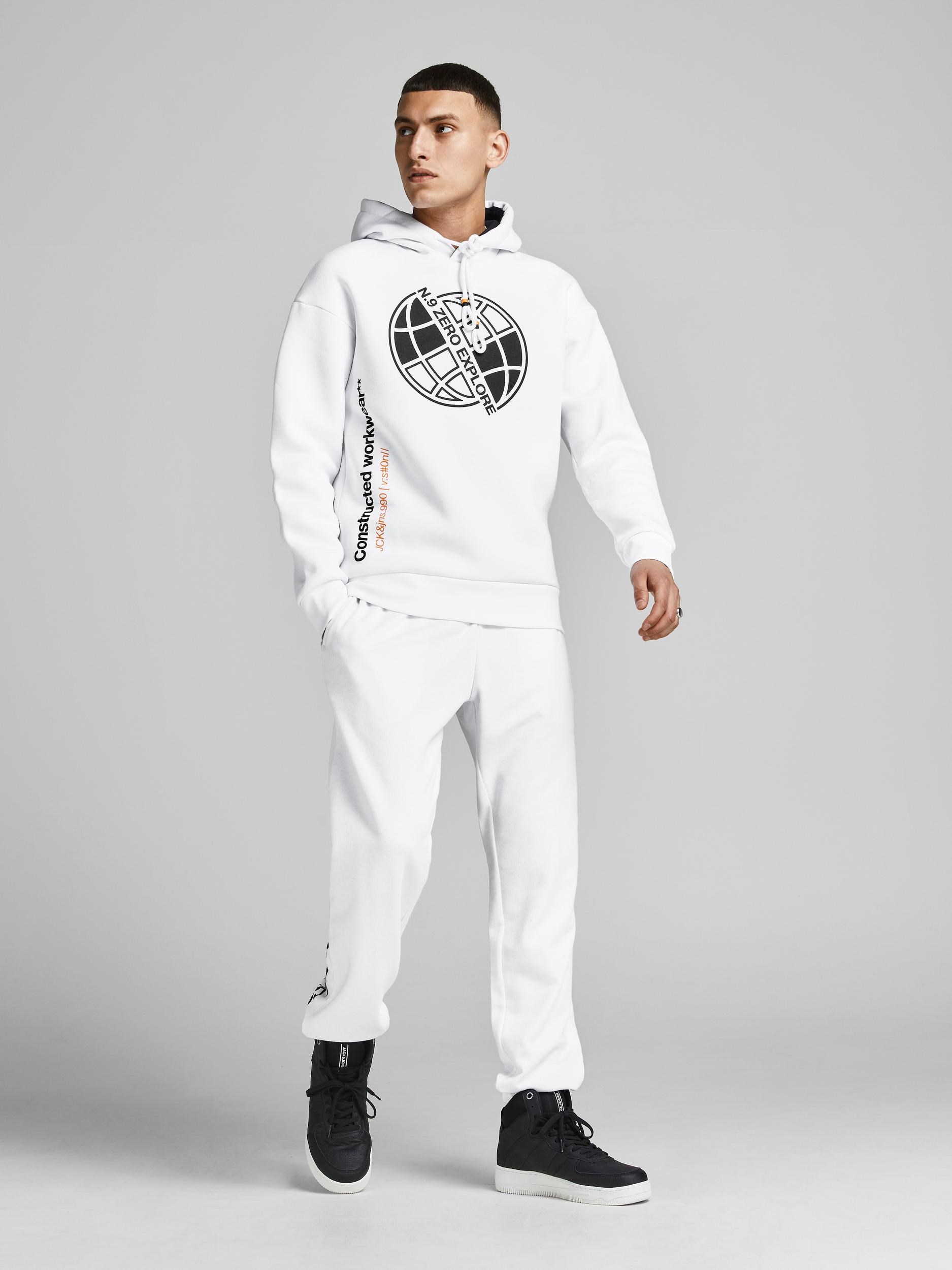 Jack Jones Erkek S-Shirt 12194399 White