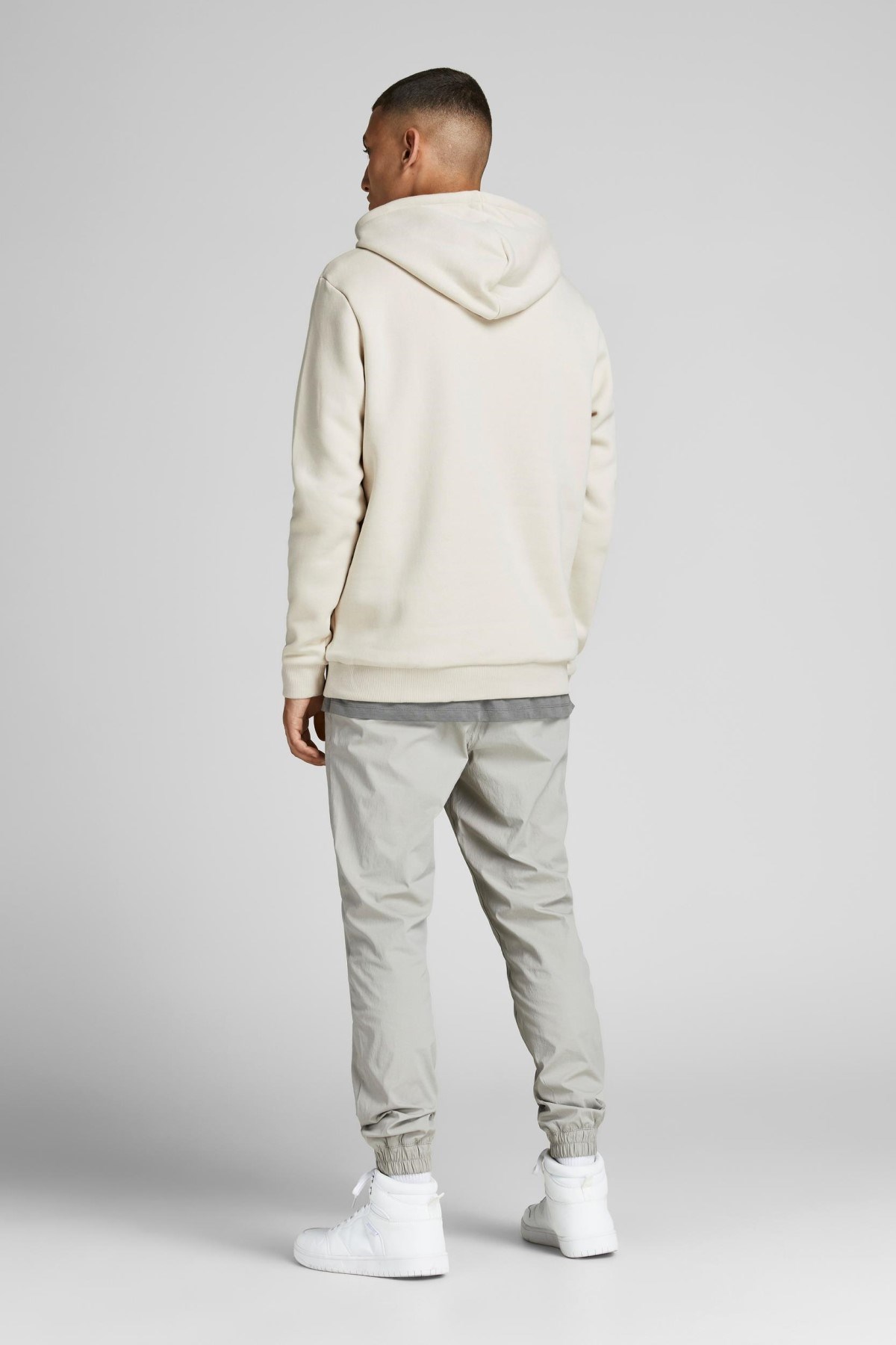 Jack Jones Erkek S-Shirt 12195903 Moonbeam