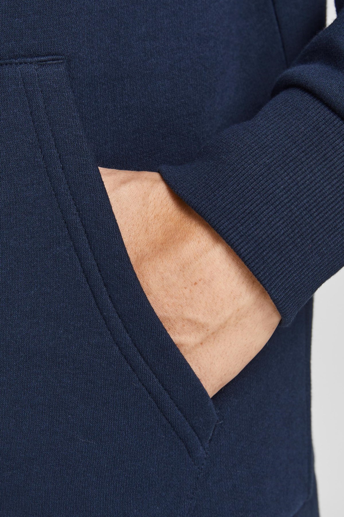 Jack Jones Erkek S-Shirt 12198477 Navy Blazer