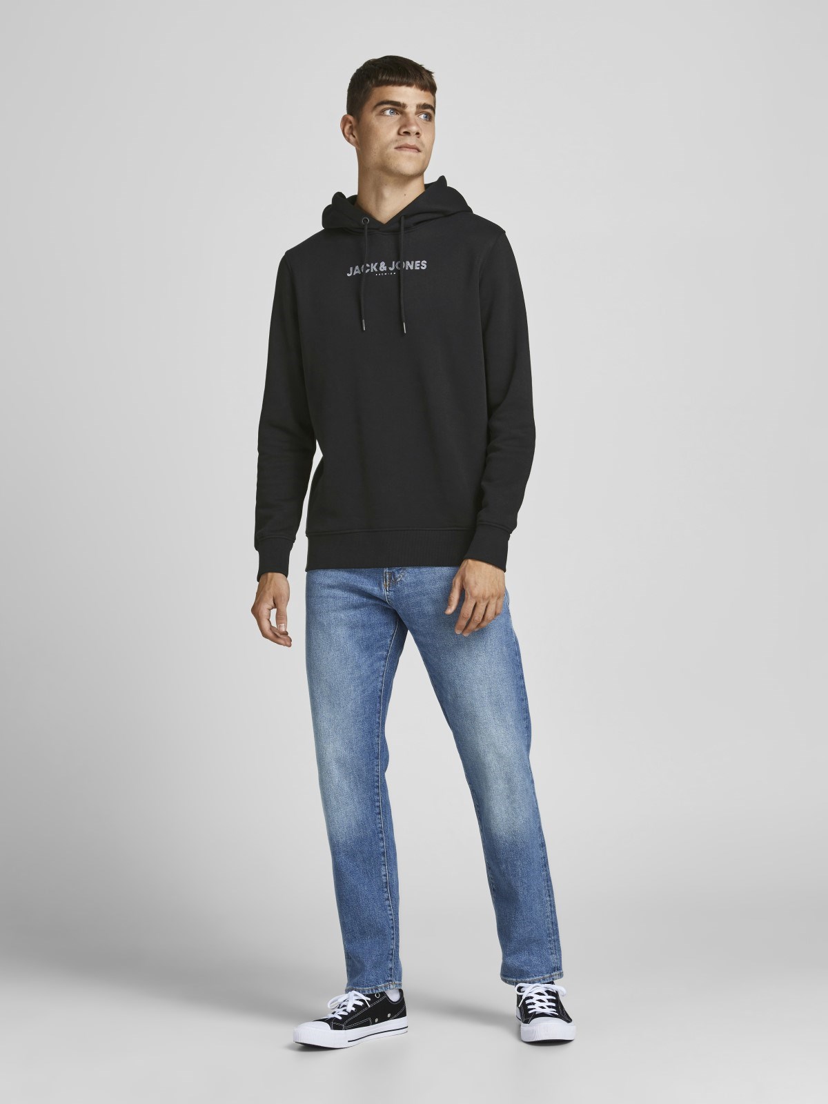 Jack Jones Erkek S-Shirt 12201561 Black