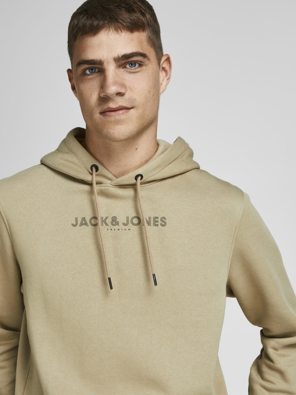 Jack Jones Erkek S-Shirt 12201561 Silver Sage