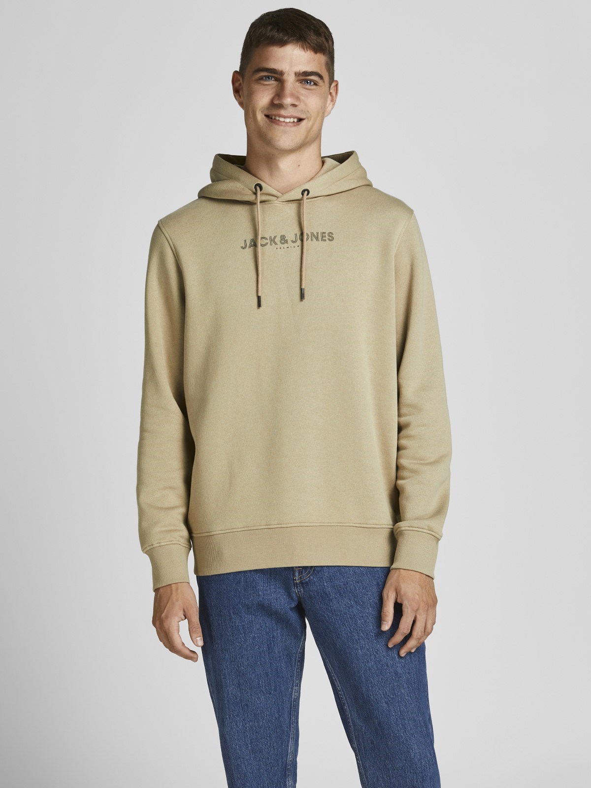 Jack Jones Erkek S-Shirt 12201561 Silver Sage