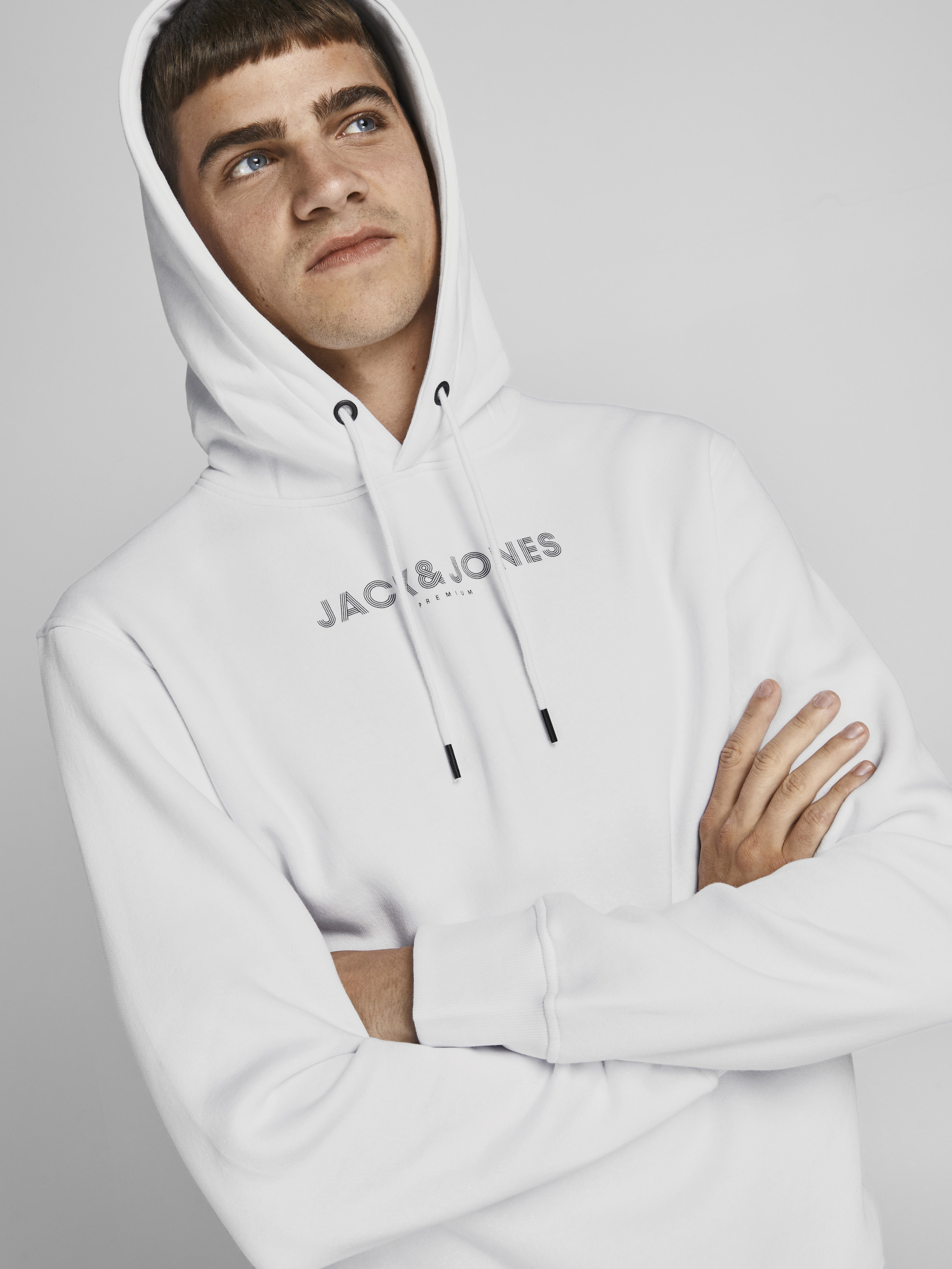 Jack Jones Erkek S-Shirt 12201561 White
