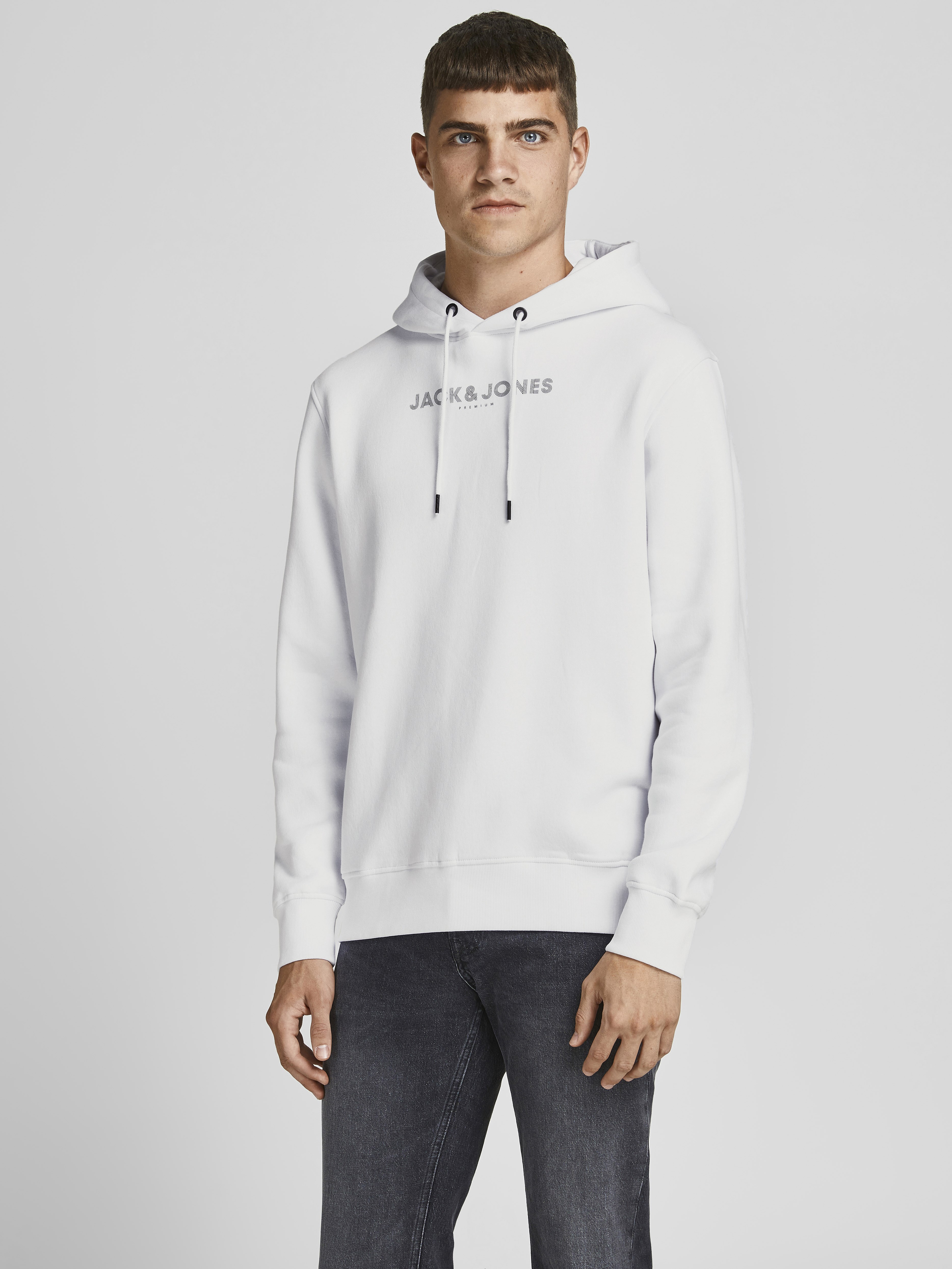 Jack Jones Erkek S-Shirt 12201561 White