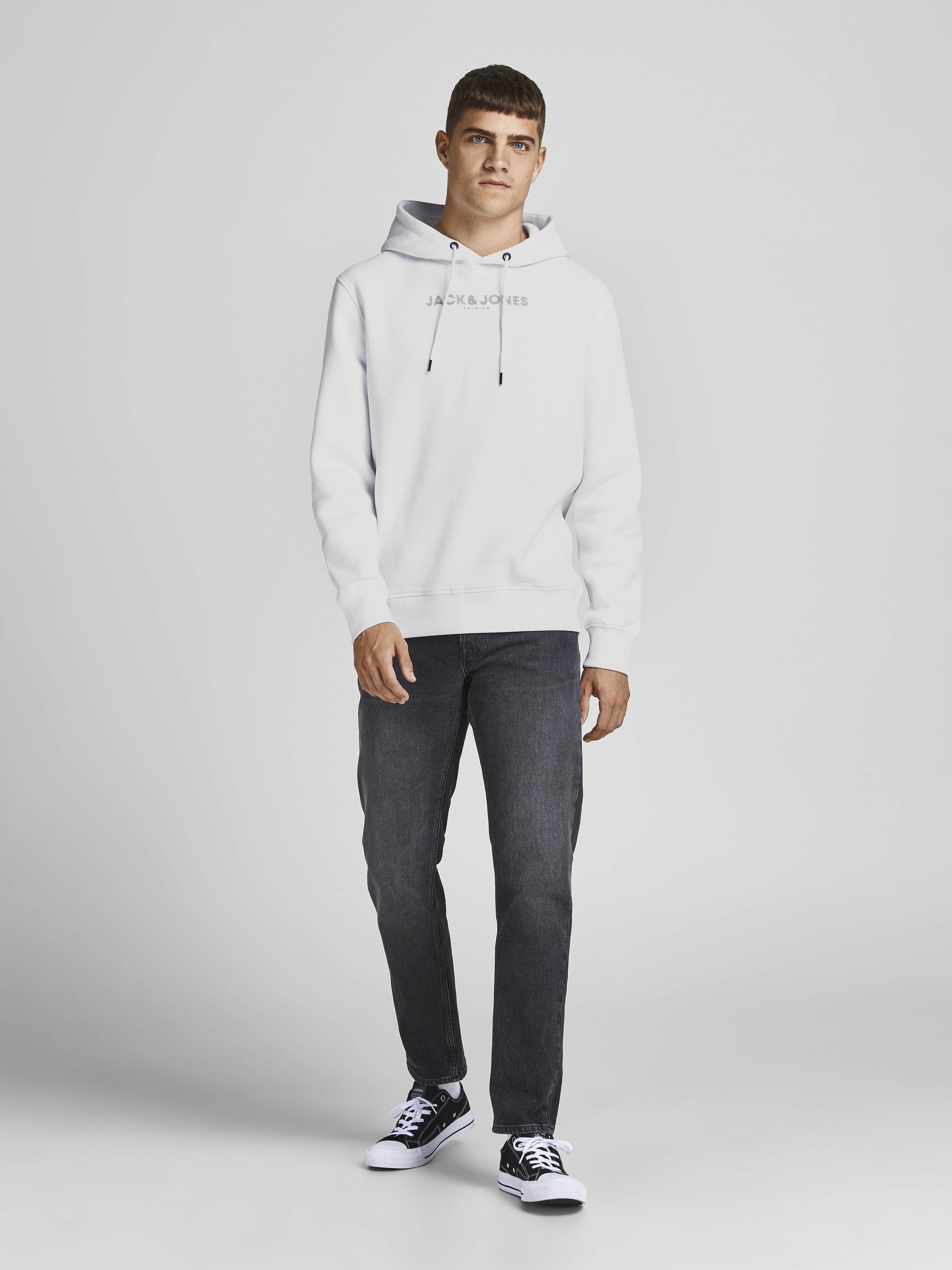 Jack Jones Erkek S-Shirt 12201561 White