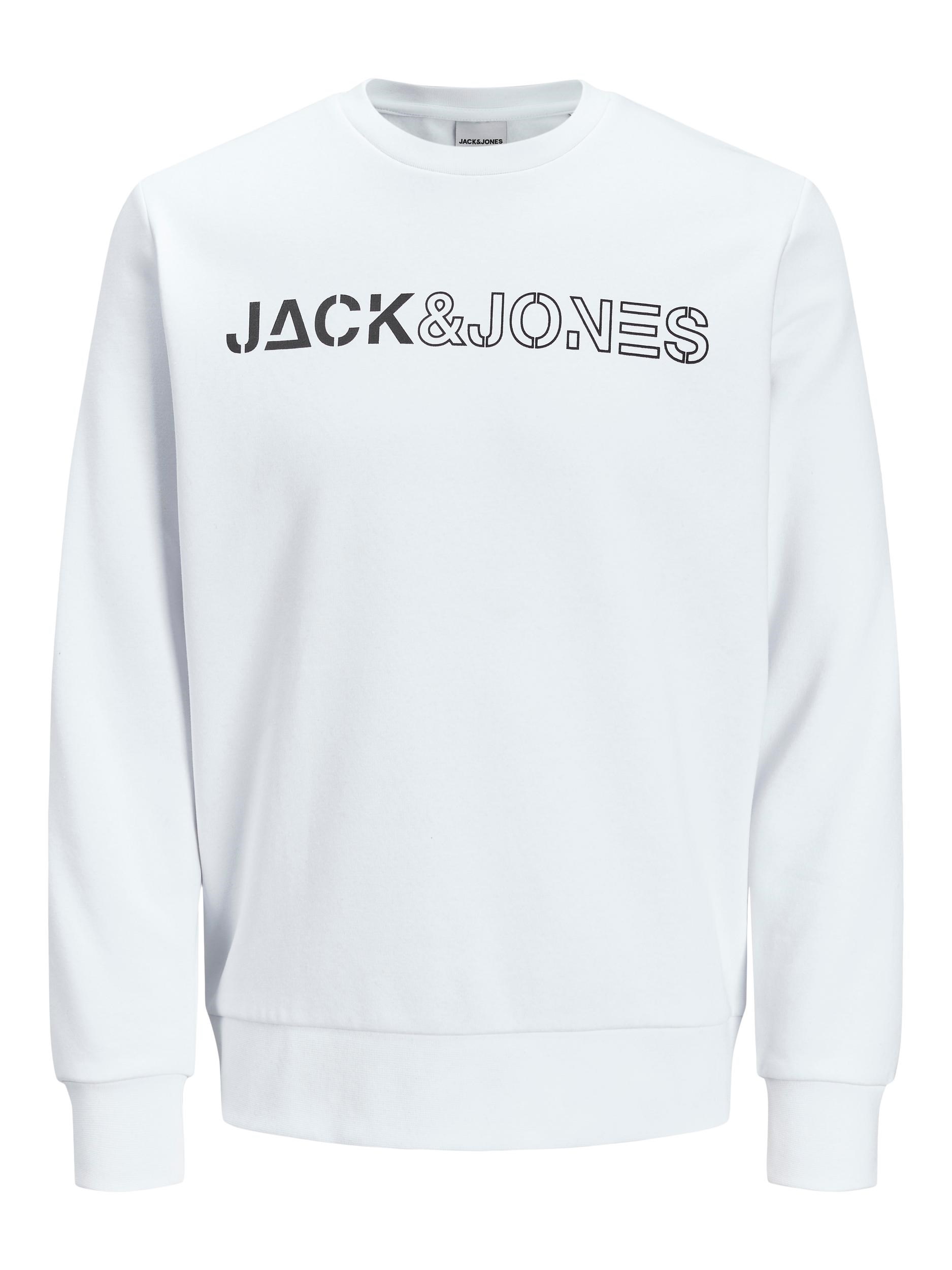 Jack Jones Erkek S-Shirt 12201841 White