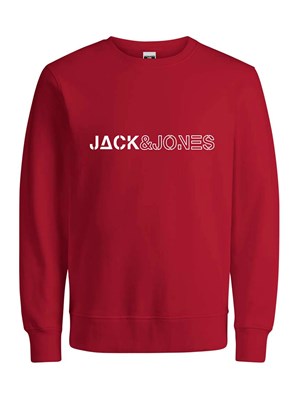 Jack Jones Erkek S-Shirt 12201841 Rio Red