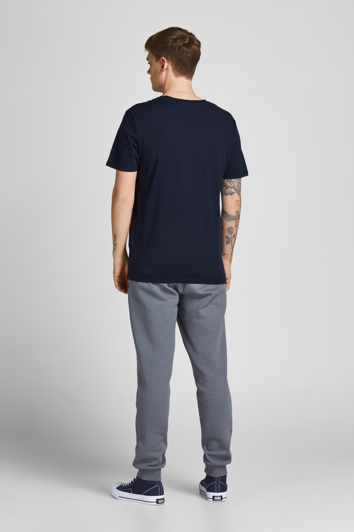 Jack Jones Erkek T-Shirt 12204902 Navy Blazer