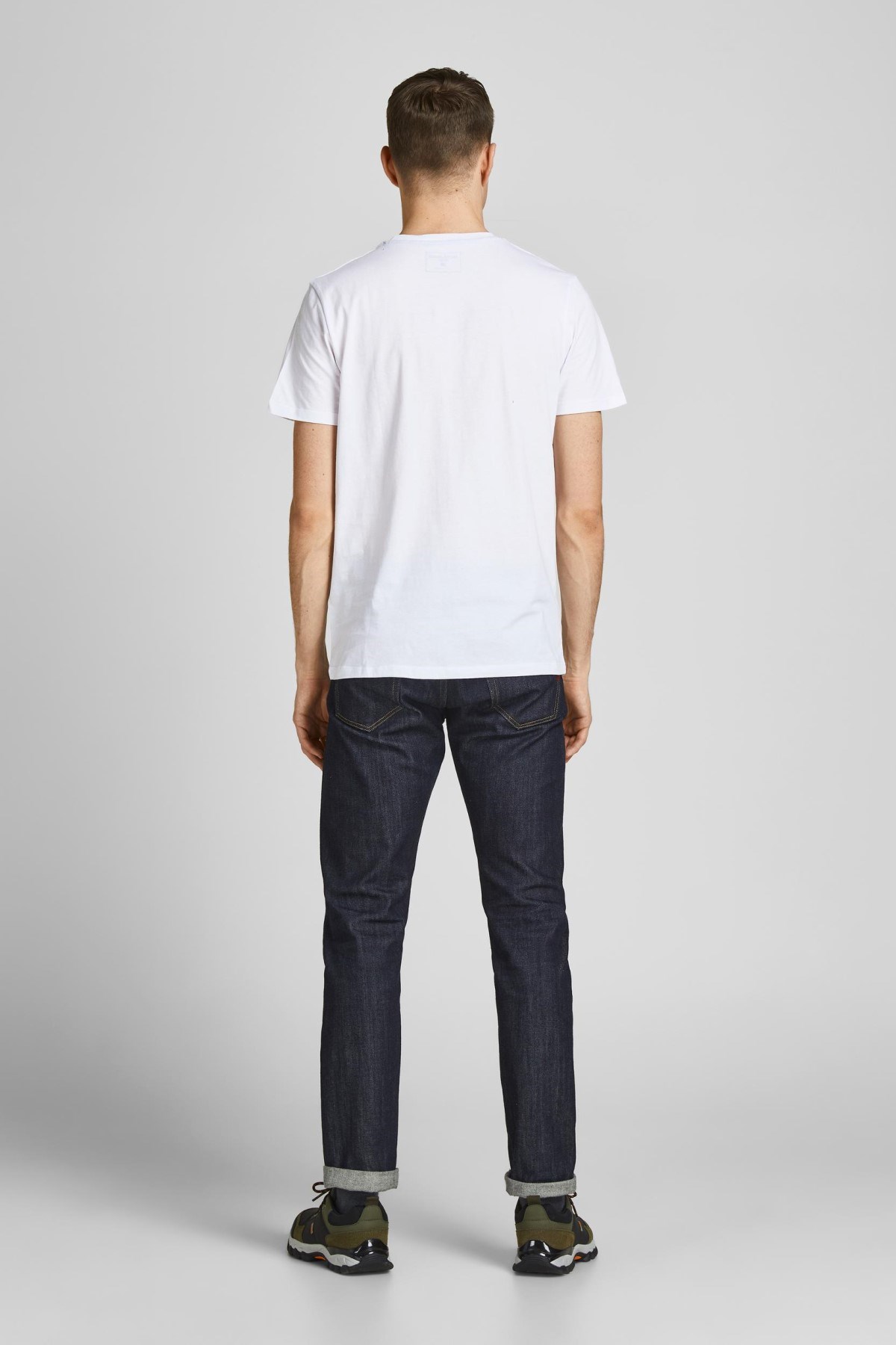 Jack Jones Erkek T-Shirt 12204902 White