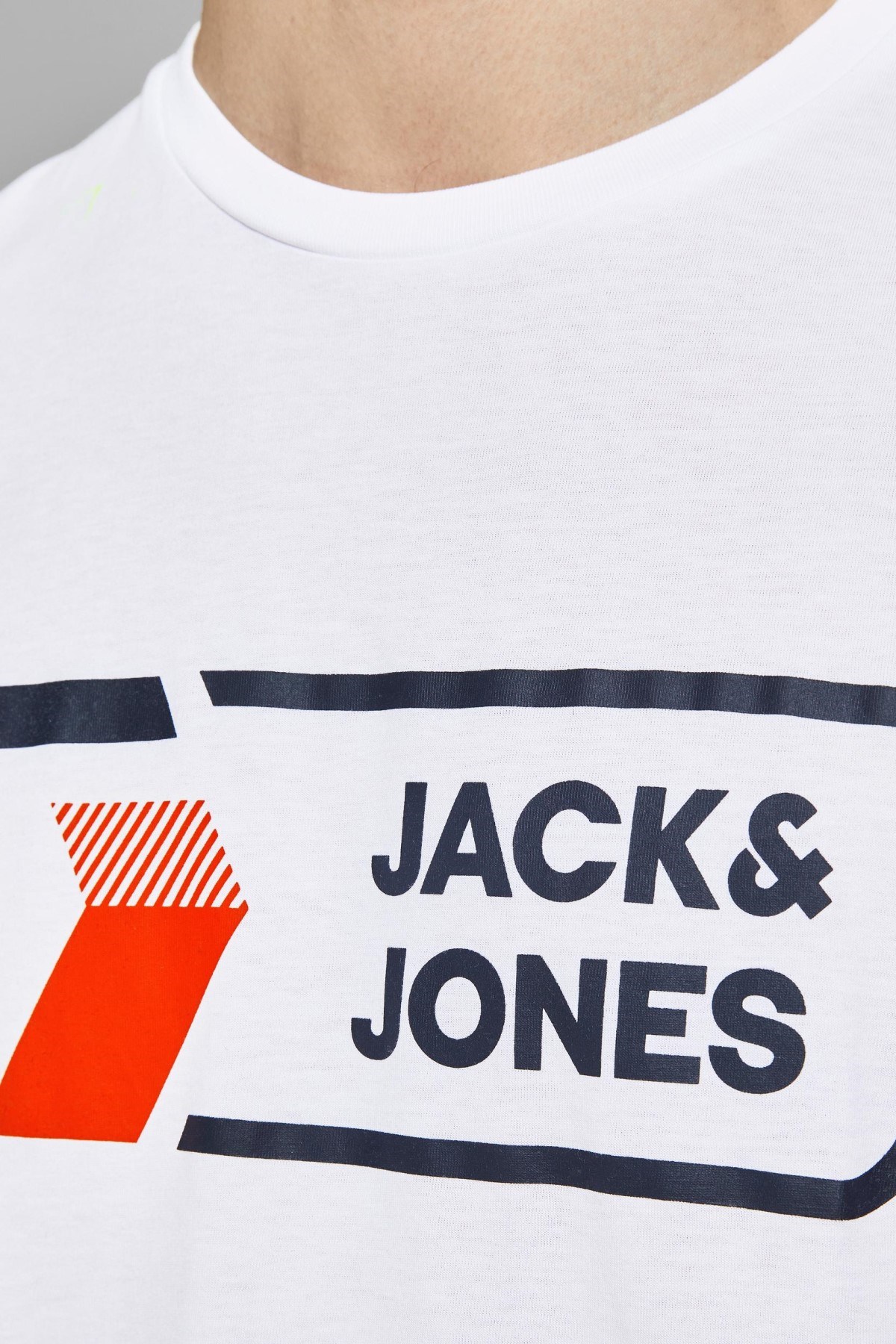 Jack Jones Erkek T-Shirt 12204902 White
