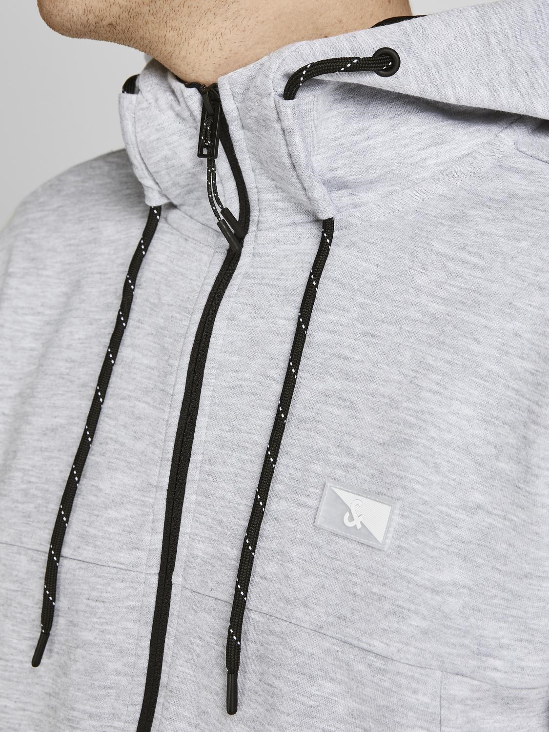 Jack Jones Erkek S-Shirt 12204926 Light Grey Melange