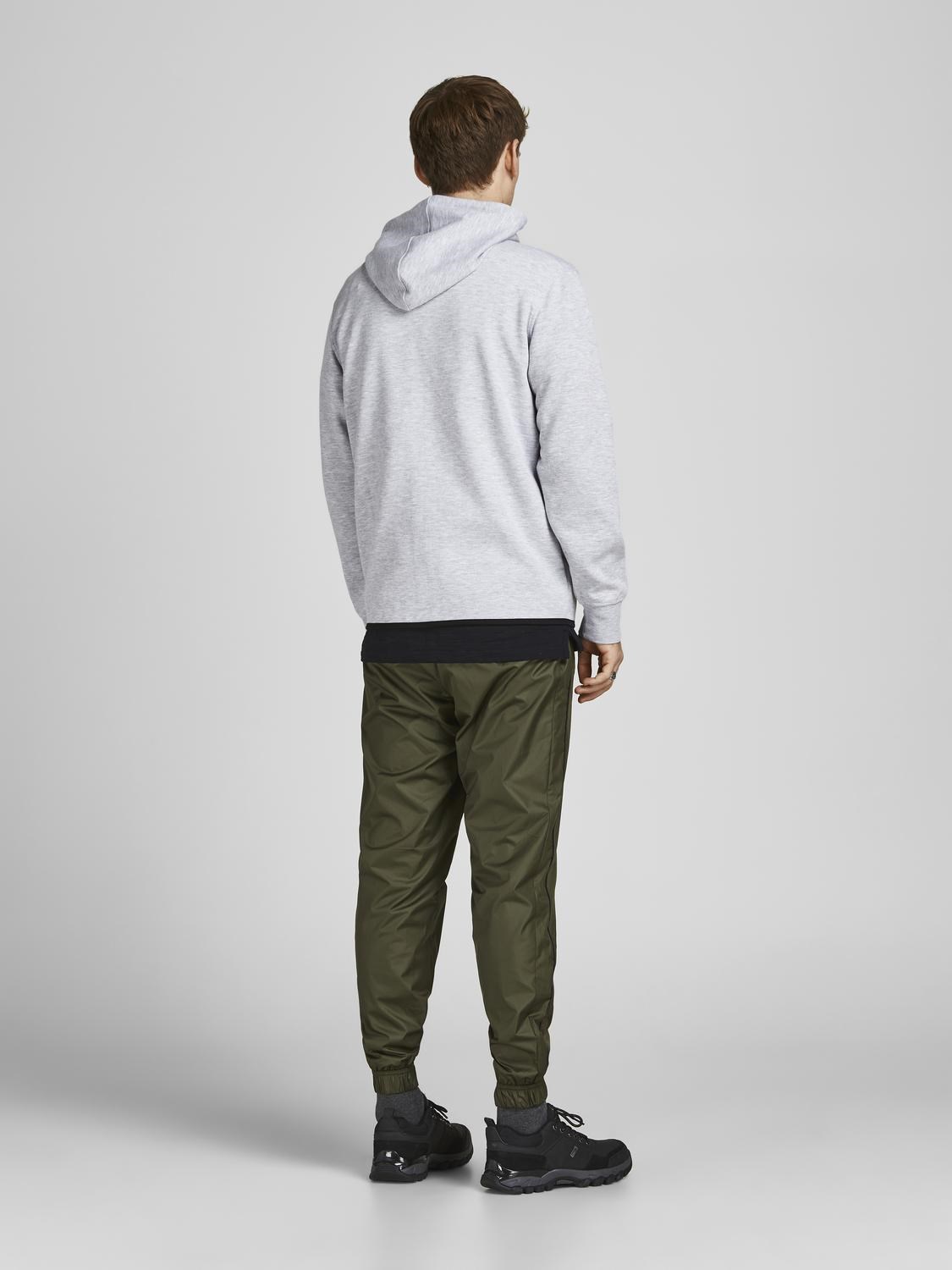 Jack Jones Erkek S-Shirt 12204926 Light Grey Melange