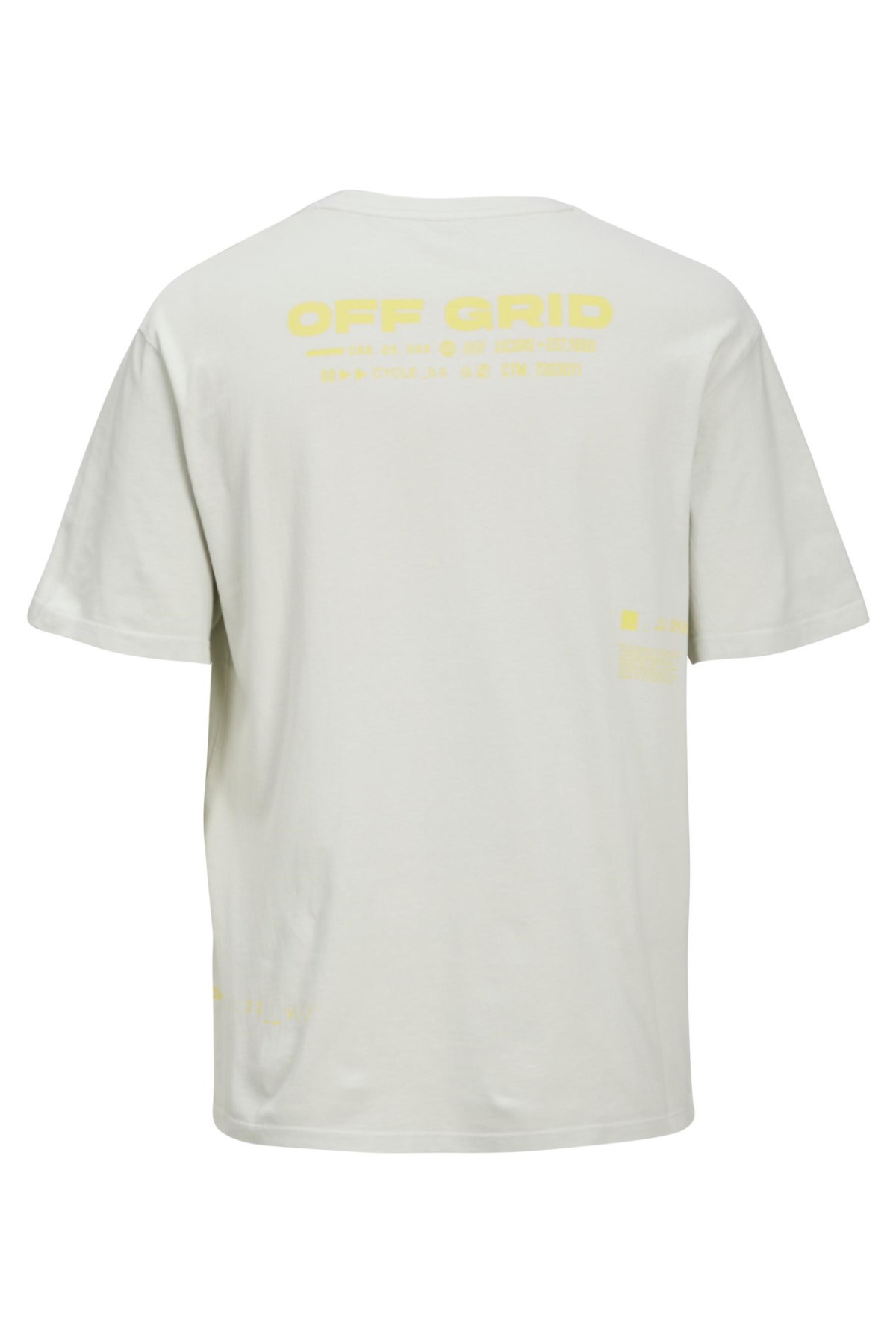 Jack Jones Erkek T-Shirt 12205063 Glacier Gray