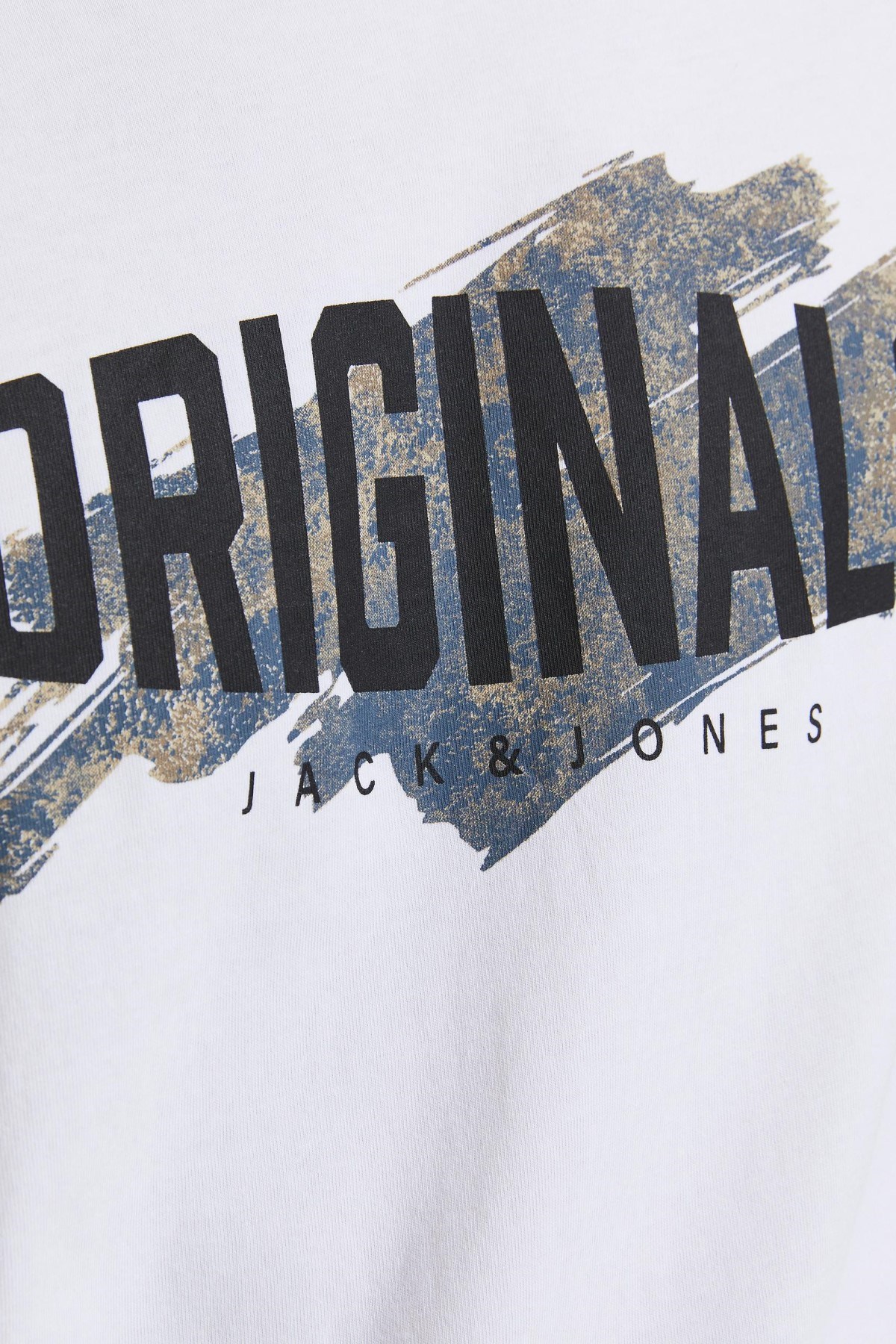 Jack Jones Erkek T-Shirt 12205191 Bright White