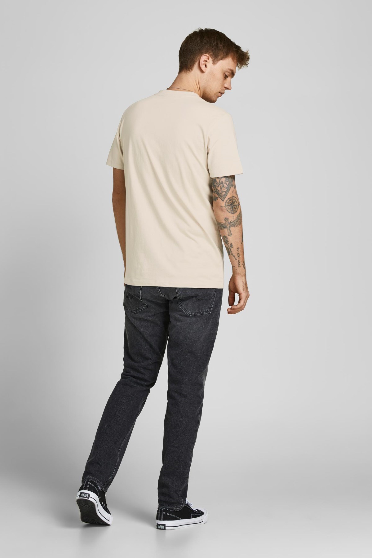 Jack Jones Erkek T-Shirt 12205191 Peyote